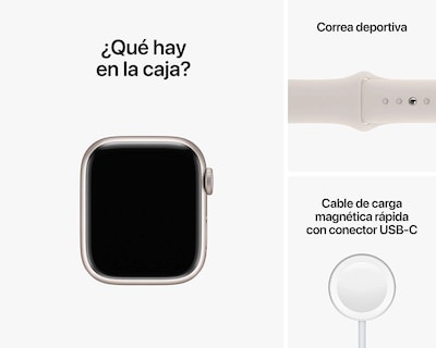 Foto 5 | Apple Watch Series 8 41 mm GPS Blanco Estelar