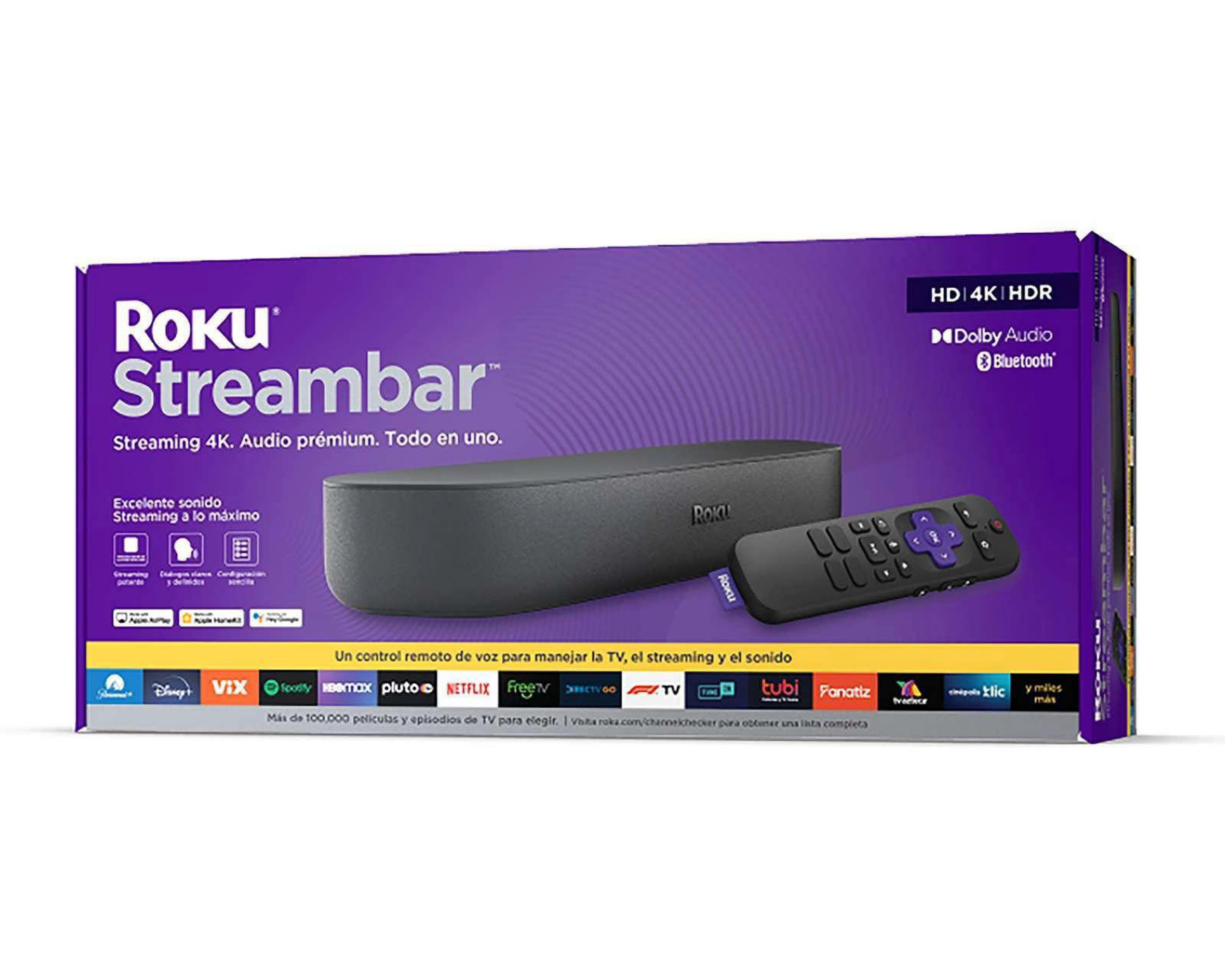 Foto 1 | Roku Streambar HD/4K/HDR Dispositivo de Streaming y Audio Premium Todo en Uno