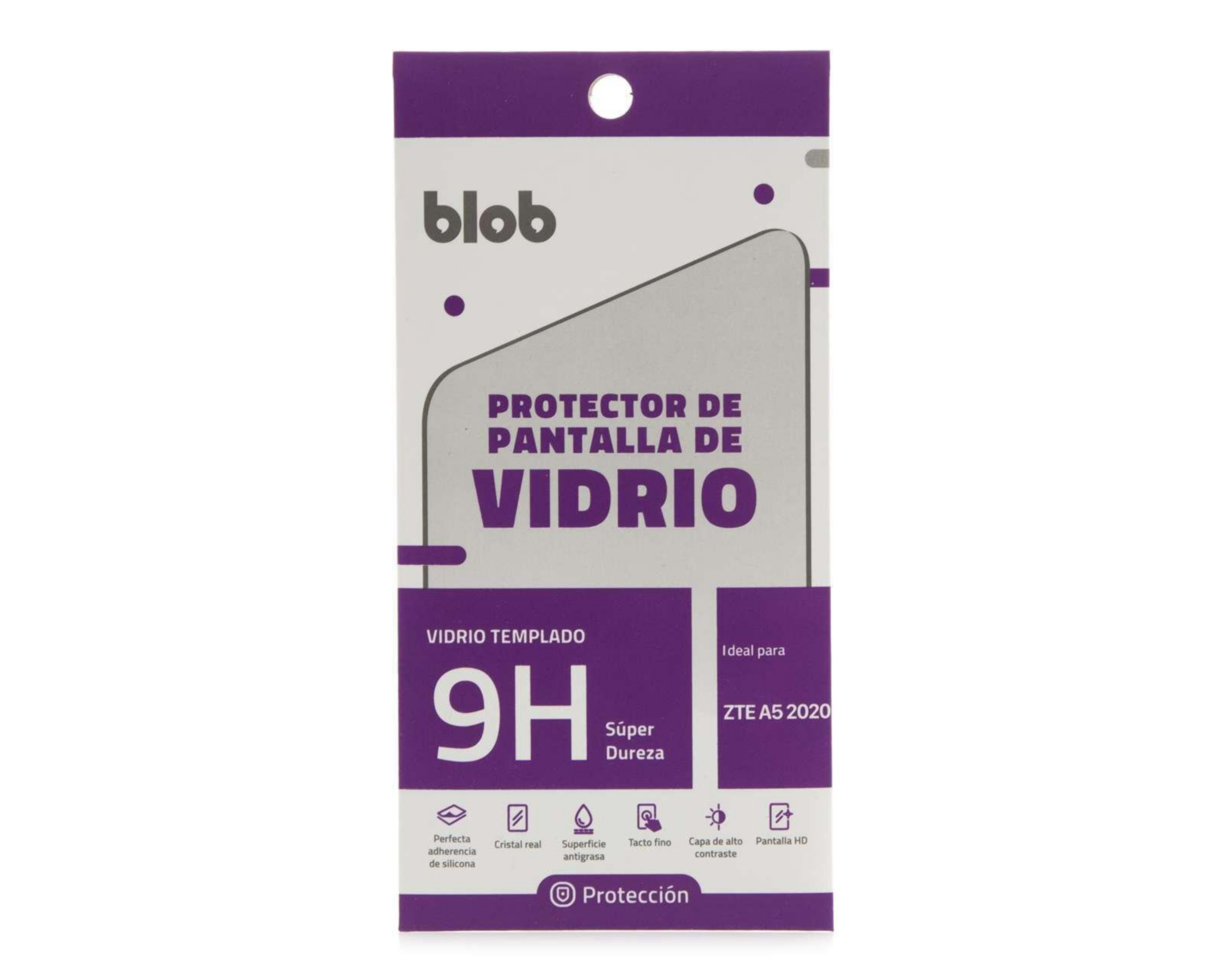 Foto 2 pulgar | Protector de Pantalla Blob para ZTE A5 2020