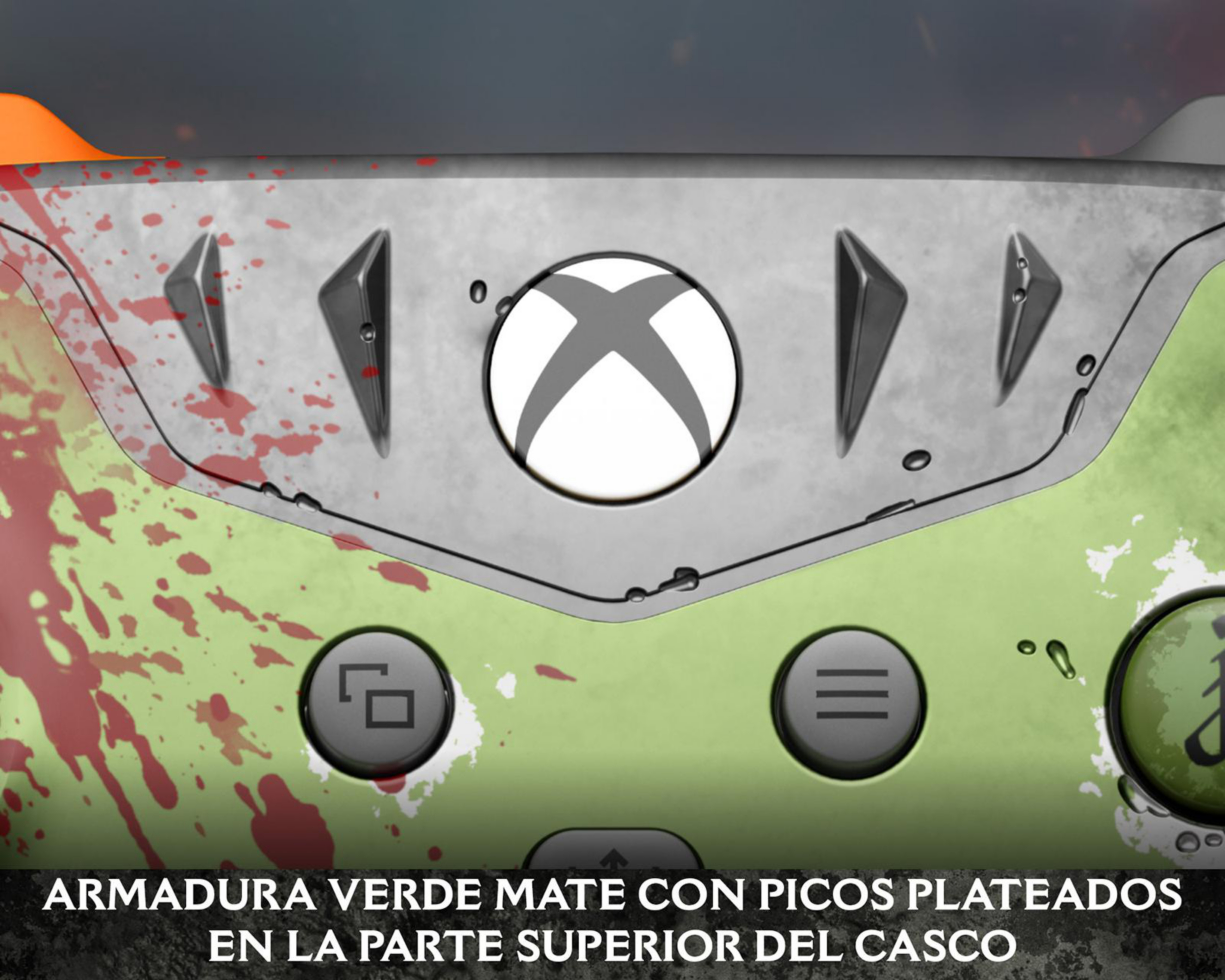 Foto 4 pulgar | Control Inalámbrico para Xbox Microsoft Doom the Dark Age Verde