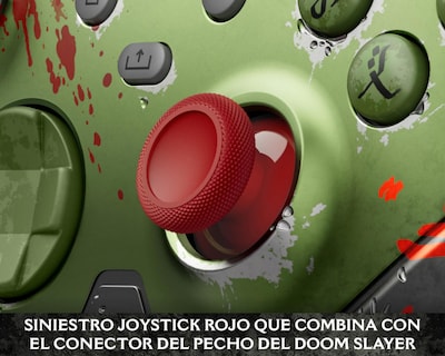 Foto 5 | Control Inalámbrico para Xbox Microsoft Doom the Dark Age Verde