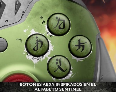 Foto 6 | Control Inalámbrico para Xbox Microsoft Doom the Dark Age Verde