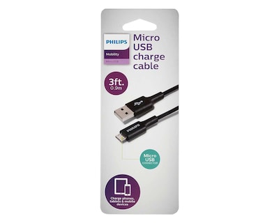 Foto 5 | Cable Philips Tipo Micro USB de 1 m