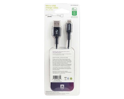 Foto 6 | Cable Philips Tipo Micro USB de 1 m