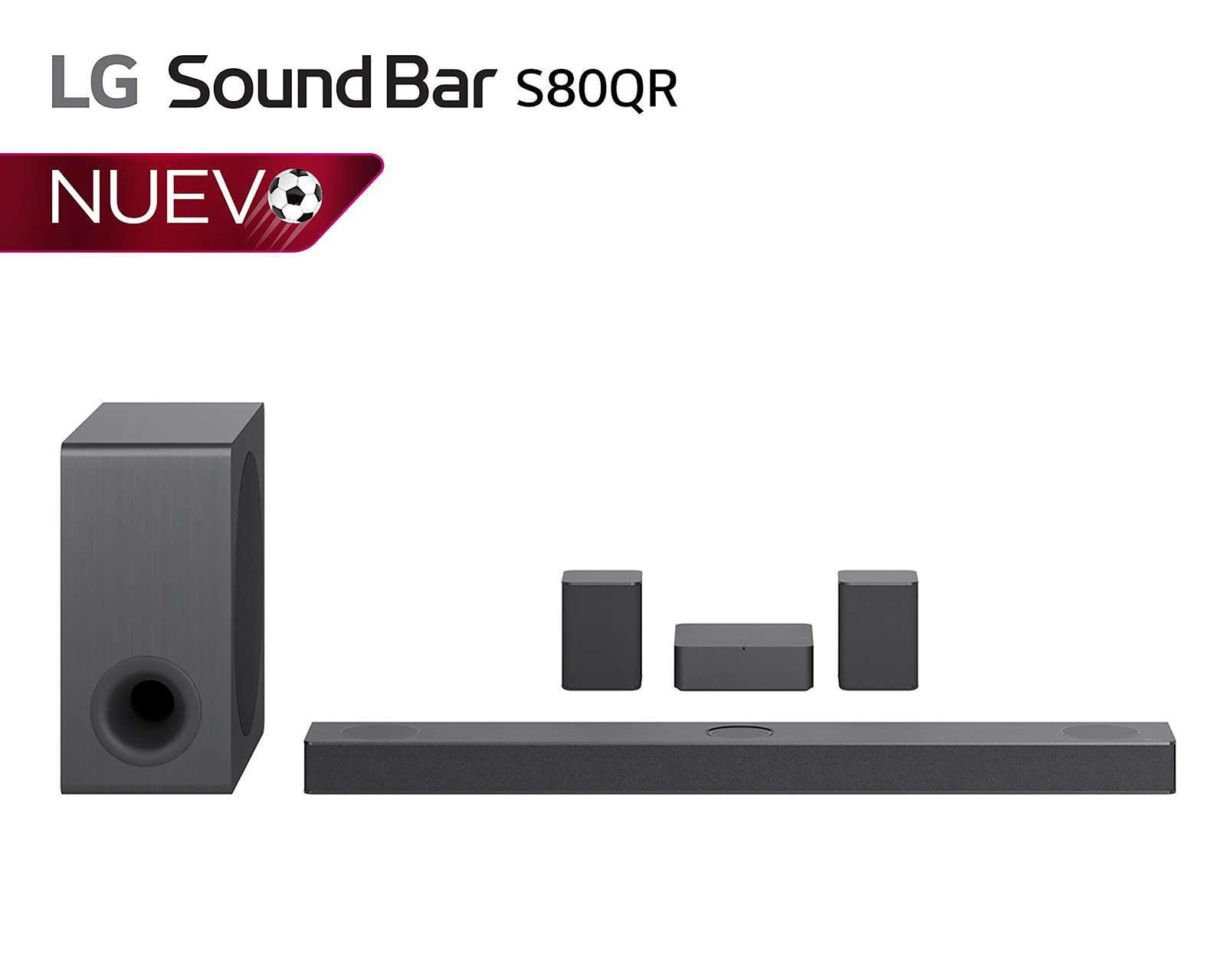 Barra de Sonido LG S80QR 5.1.3 Canales 620 W