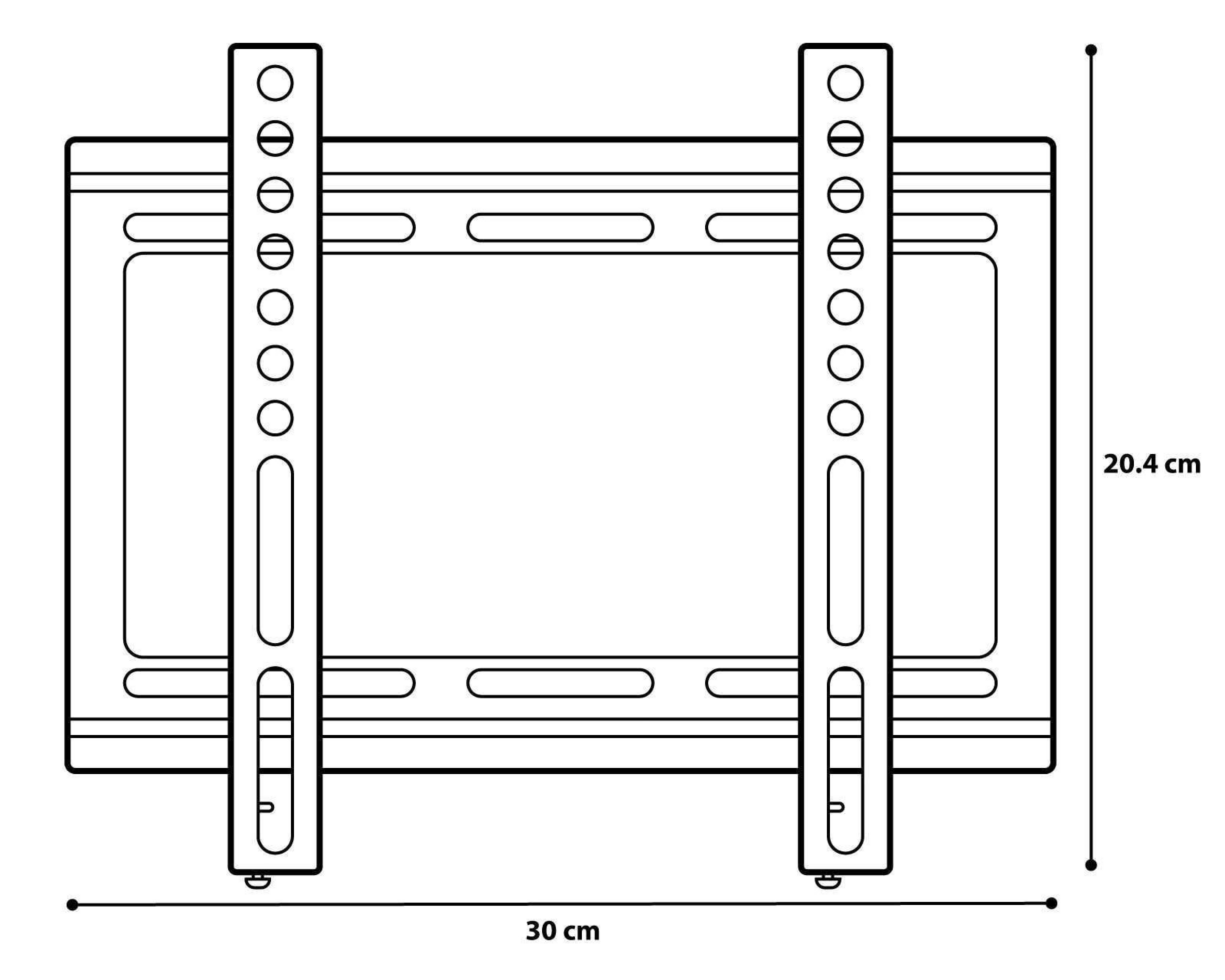 Foto 5 | Soporte para Televisión Fijo Steren para Pantallas de 23" a 42"