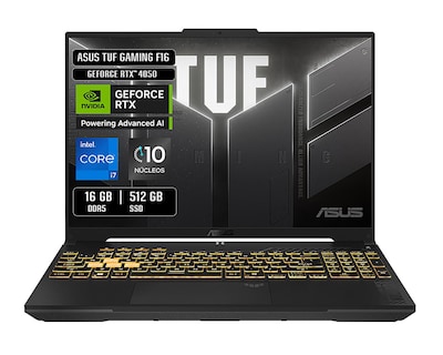 Foto 1 | Laptop Gamer Asus TUF 16 Pulgadas Windows 11 Intel Core i7 NVIDIA RTX 4050 16 GB RAM 512 GB SSD Gris