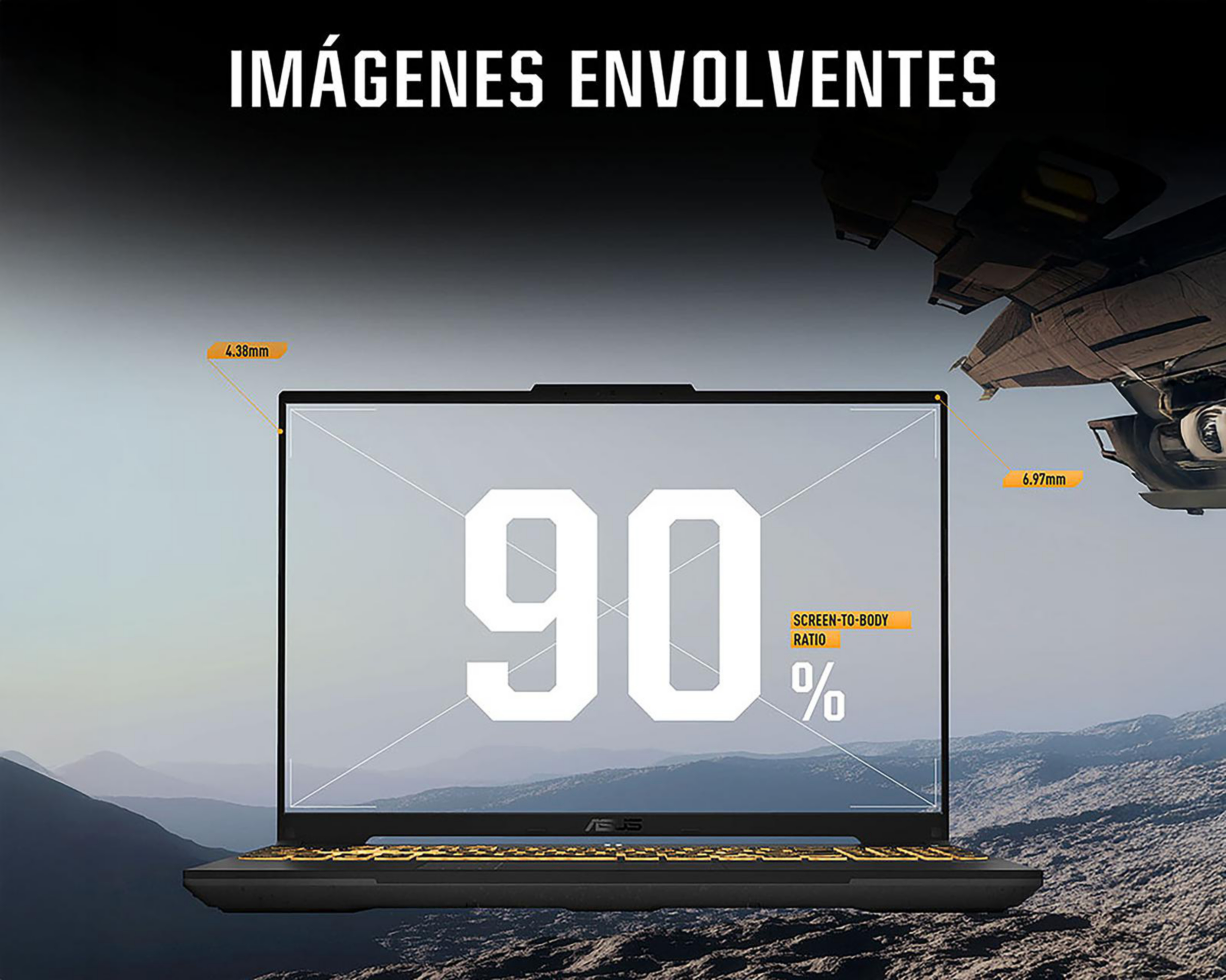 Foto 7 pulgar | Laptop Gamer Asus TUF 16 Pulgadas Windows 11 Intel Core i7 NVIDIA RTX 4050 16 GB RAM 512 GB SSD Gris
