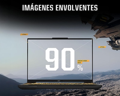 Foto 6 | Laptop Gamer Asus TUF 16 Pulgadas Windows 11 Intel Core i7 NVIDIA RTX 4050 16 GB RAM 512 GB SSD Gris