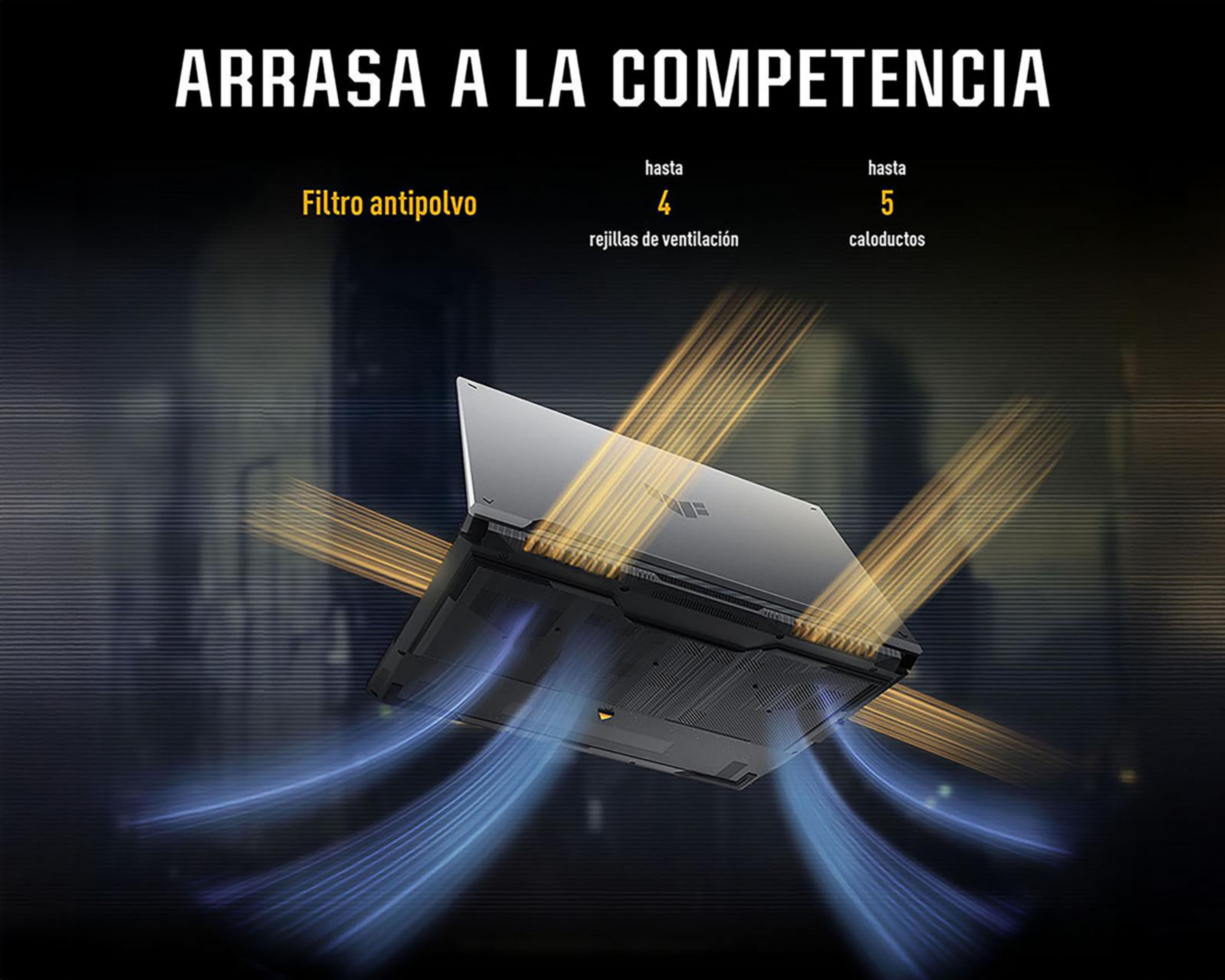 Foto 8 | Laptop Gamer Asus TUF 16 Pulgadas Windows 11 Intel Core i7 NVIDIA RTX 4050 16 GB RAM 512 GB SSD Gris