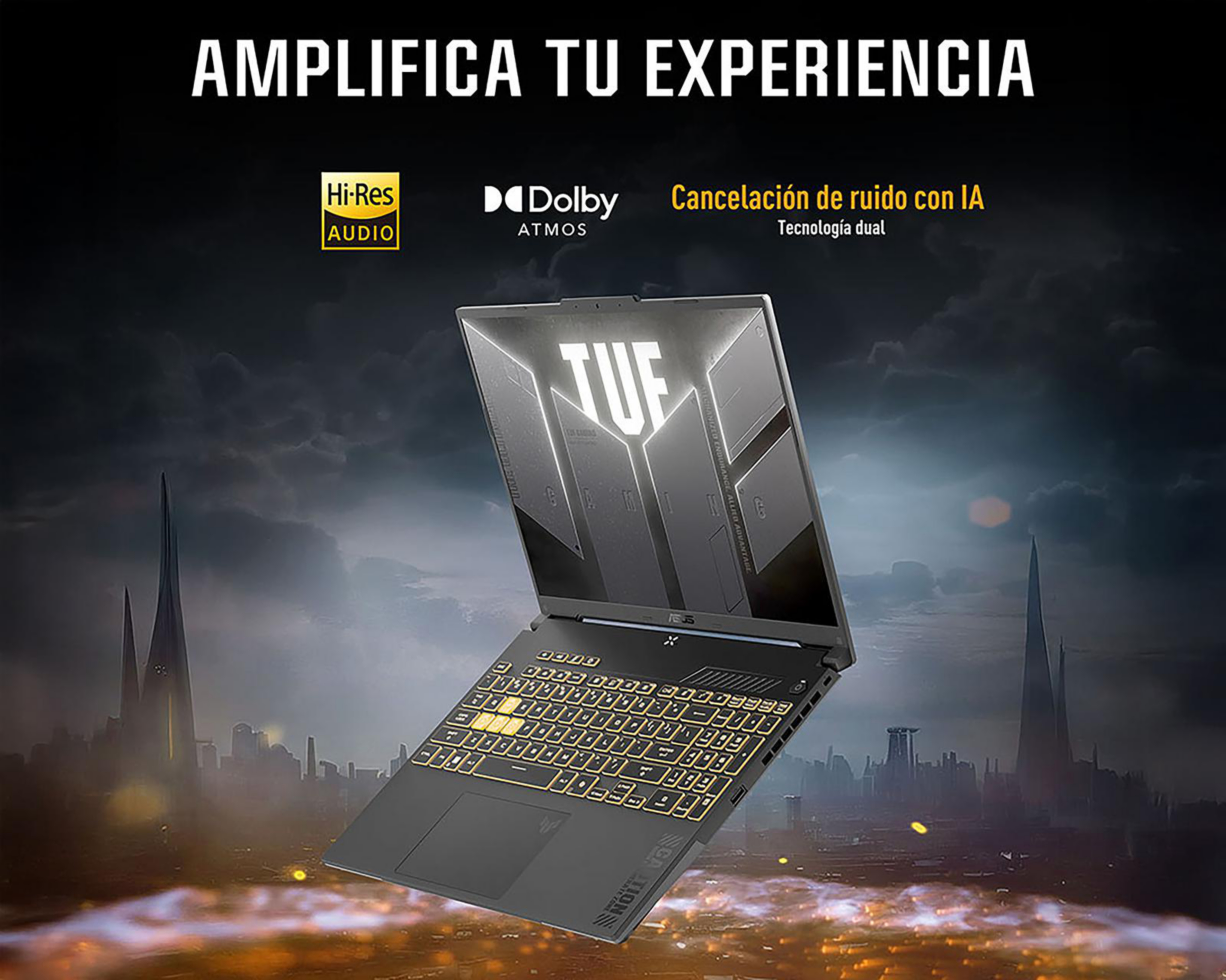 Foto 10 pulgar | Laptop Gamer Asus TUF 16 Pulgadas Windows 11 Intel Core i7 NVIDIA RTX 4050 16 GB RAM 512 GB SSD Gris