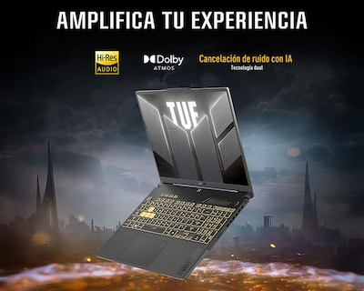Foto 9 | Laptop Gamer Asus TUF 16 Pulgadas Windows 11 Intel Core i7 NVIDIA RTX 4050 16 GB RAM 512 GB SSD Gris