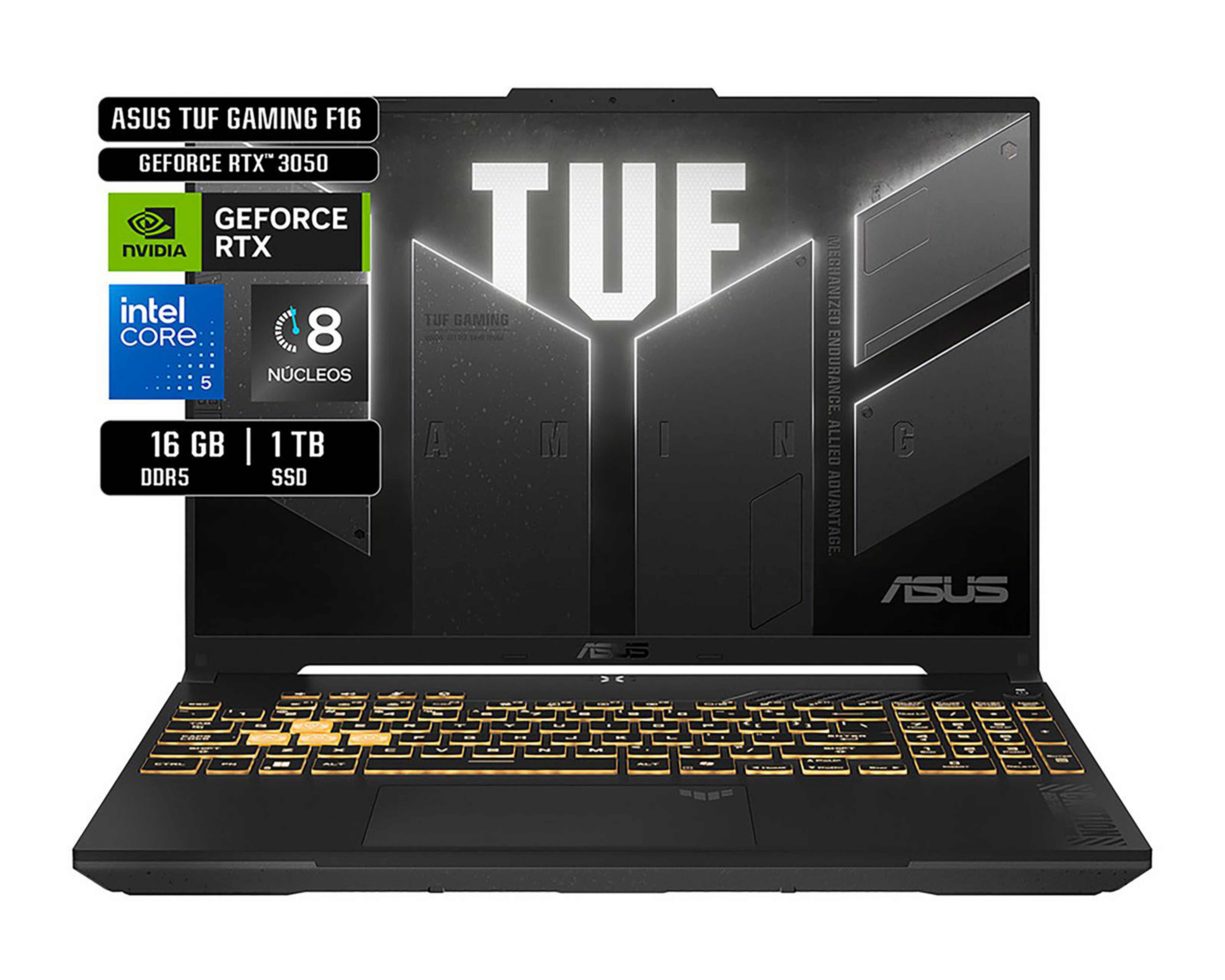 Laptop Gamer Asus FX607VJ-RL023W 16 Pulgadas Windows 11 Intel Core 5 NVIDIA RTX 3050 16 GB RAM 1 TB SSD Negra