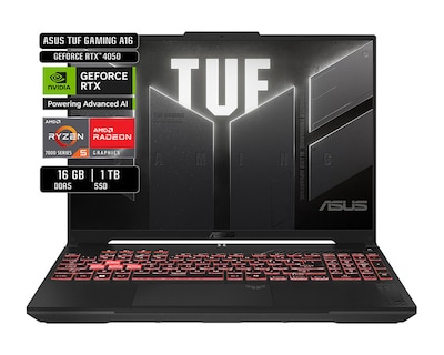 Foto 1 | Laptop Gamer Asus FX607NU-RL057W 16 Pulgadas Windows 11 AMD Ryzen 5 NVIDIA RTX 4050 16 GB RAM 1 TB SSD Gris