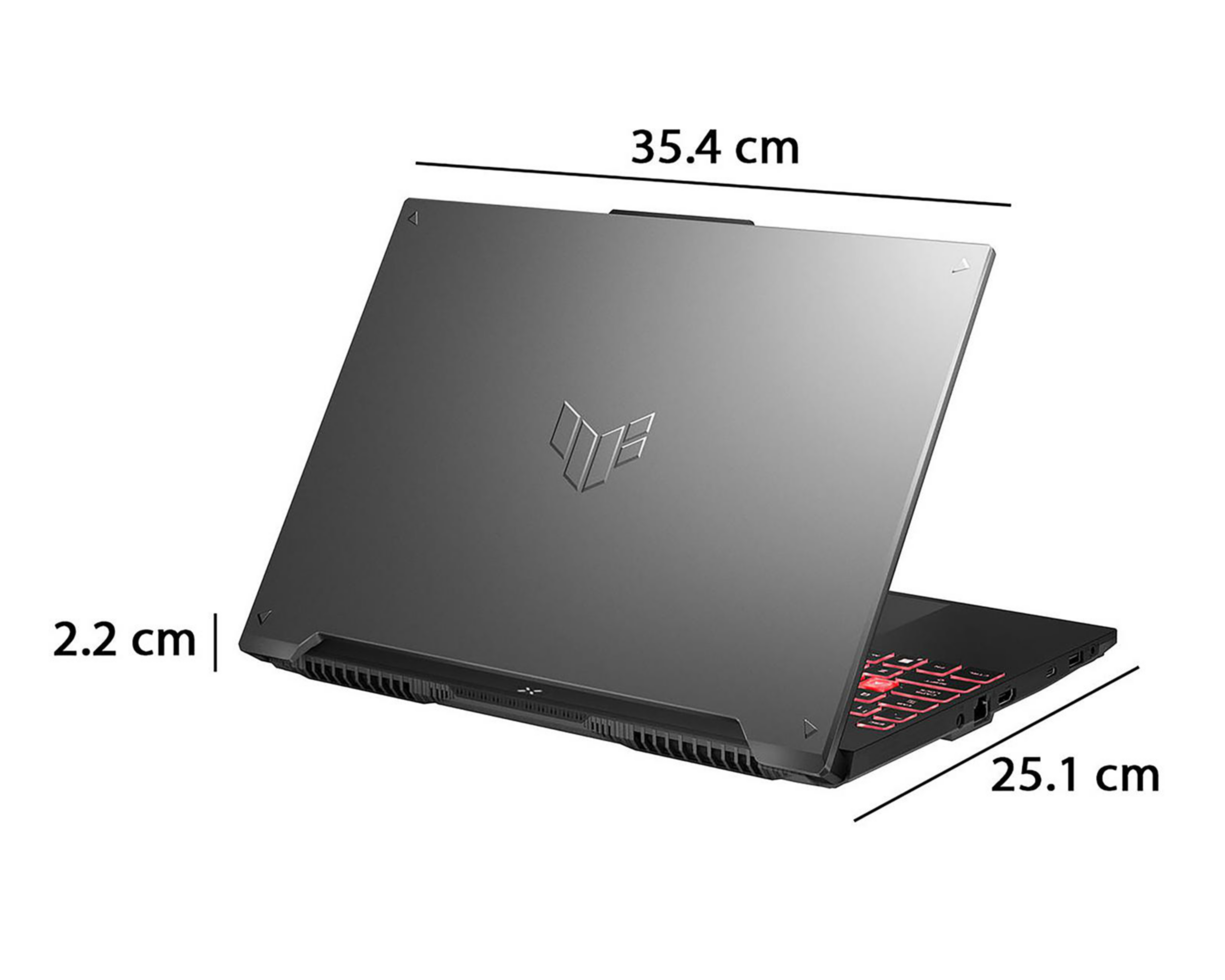 Foto 11 pulgar | Laptop Gamer Asus FX607NU-RL057W 16 Pulgadas Windows 11 AMD Ryzen 5 NVIDIA RTX 4050 16 GB RAM 1 TB SSD Gris