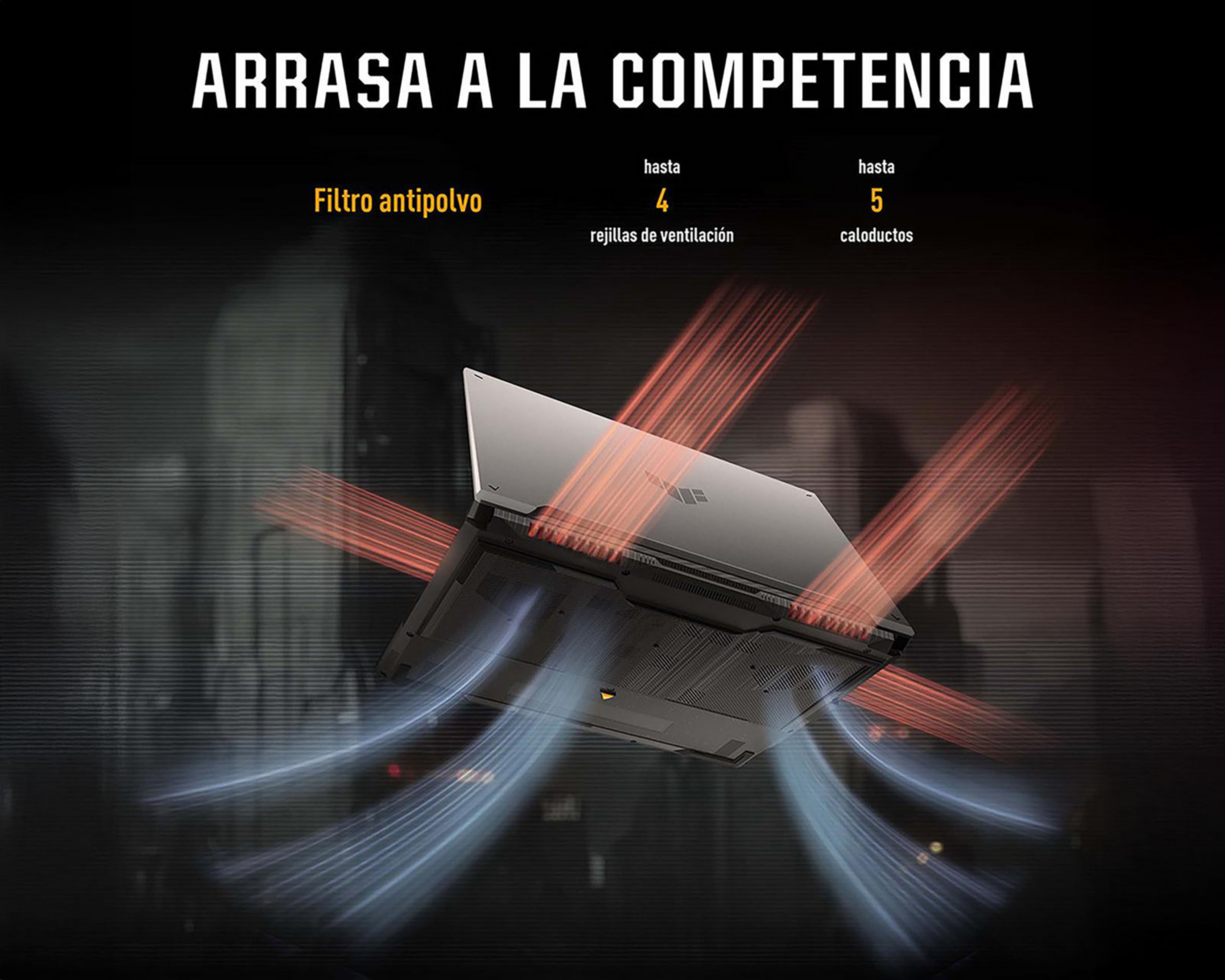 Foto 6 | Laptop Gamer Asus FX607NU-RL057W 16 Pulgadas Windows 11 AMD Ryzen 5 NVIDIA RTX 4050 16 GB RAM 1 TB SSD Gris