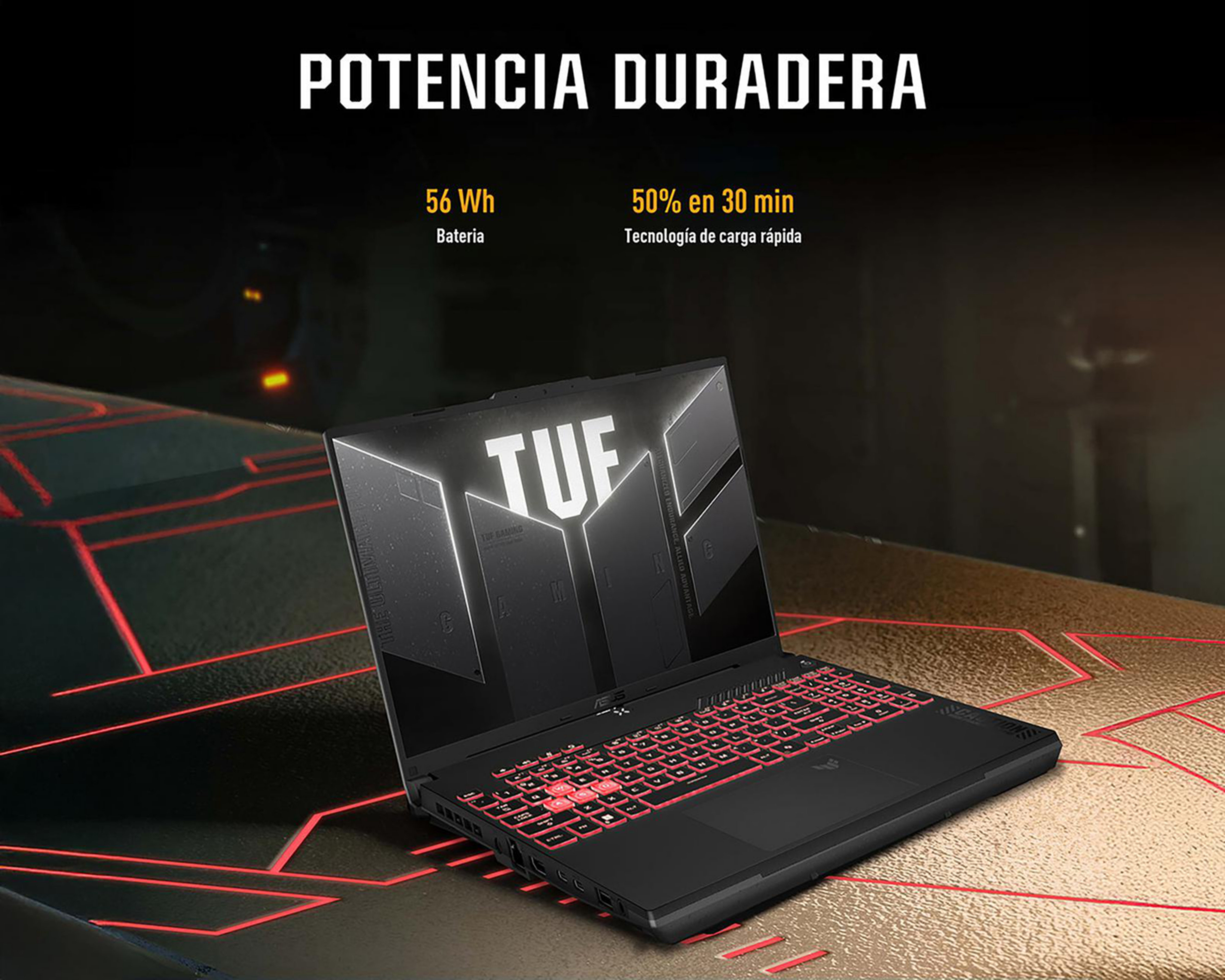 Foto 8 pulgar | Laptop Gamer Asus FX607NU-RL057W 16 Pulgadas Windows 11 AMD Ryzen 5 NVIDIA RTX 4050 16 GB RAM 1 TB SSD Gris