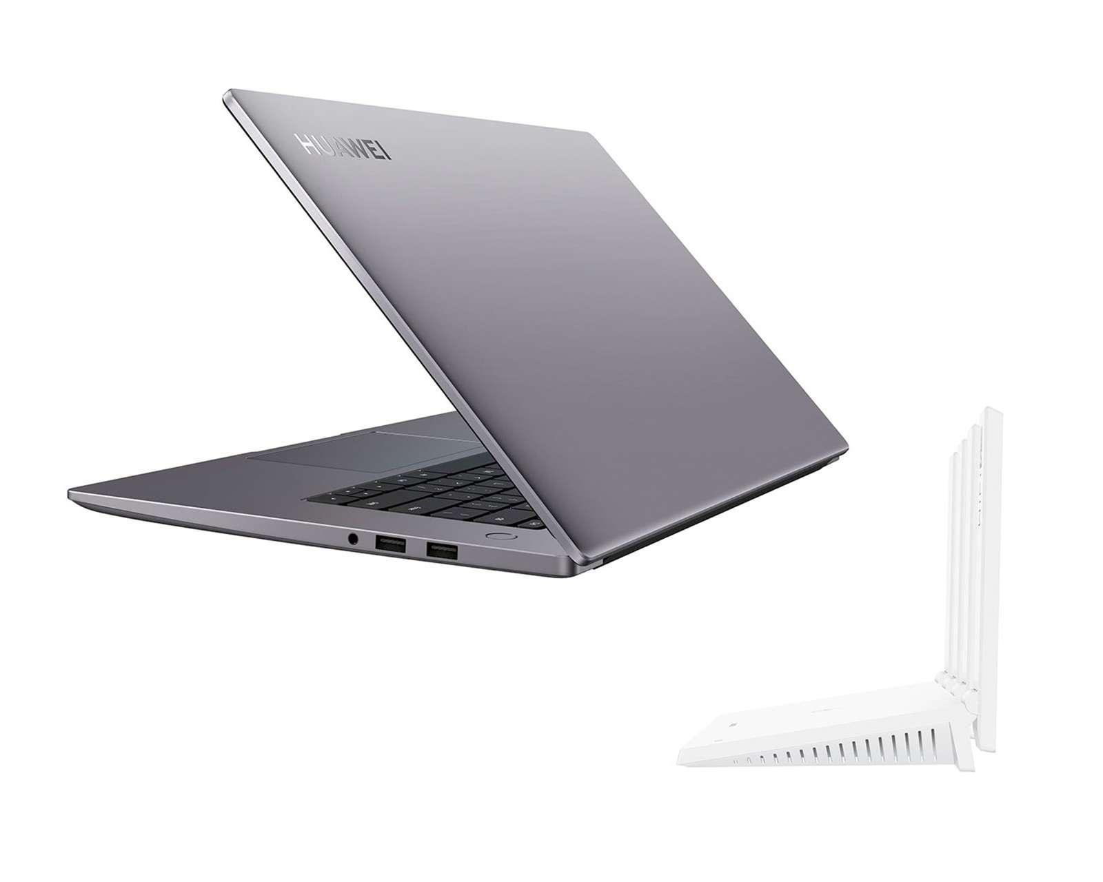 Foto 4 pulgar | Laptop Huawei Matebook B3-510 15.6" Intel Core i3 8 GB RAM  256 GB SSD Gris + Router