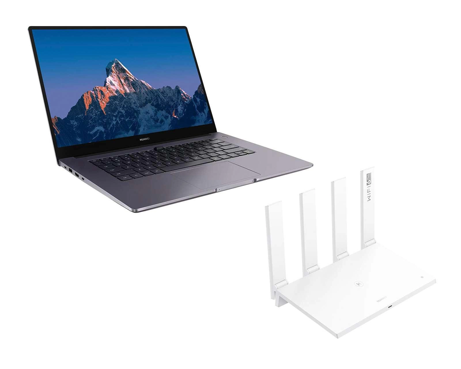 Foto 5 pulgar | Laptop Huawei Matebook B3-510 15.6" Intel Core i3 8 GB RAM  256 GB SSD Gris + Router