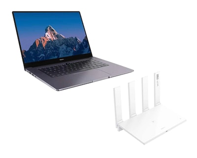 Foto 4 | Laptop Huawei Matebook B3-510 15.6" Intel Core i3 8 GB RAM 256 GB SSD Gris + Router