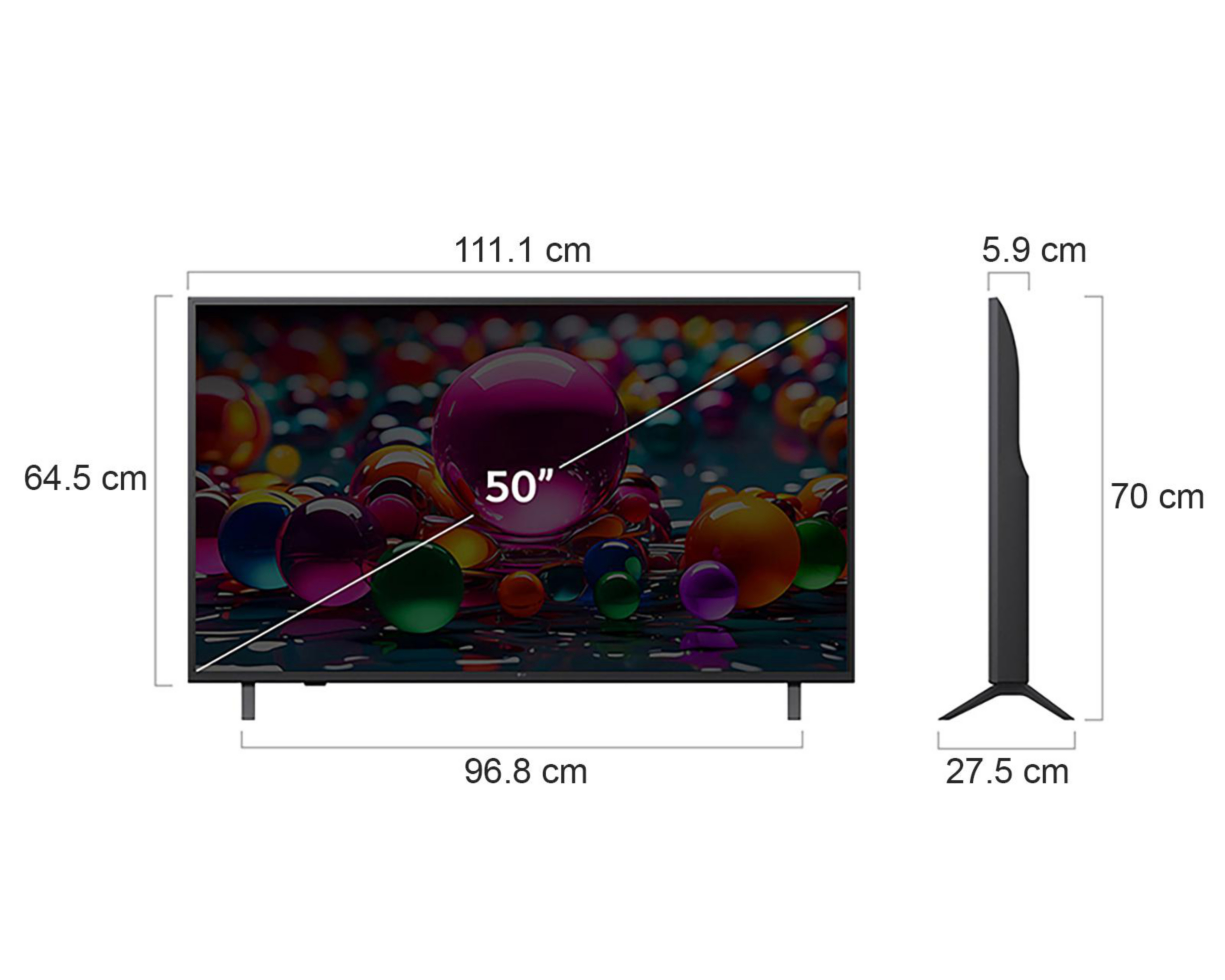 Foto 11 pulgar | Pantalla Smart TV LG LED 50 Pulgadas UHD 4K 50UA7500