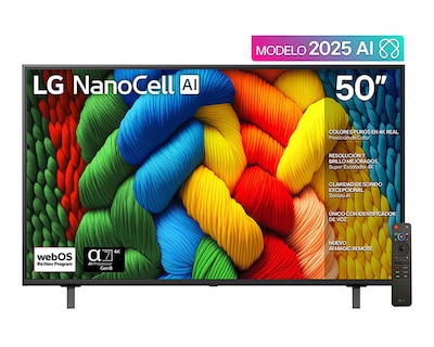 Foto 1 | Pantalla Smart TV LG NanoCell 50 Pulgadas Ultra HD 4K 50NANO80ASA