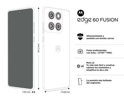 Foto 10 | Telcel Motorola Edge 60 Fusion 256 GB Azul