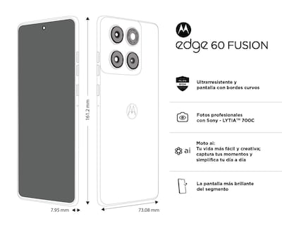Foto 10 | Telcel Motorola Edge 60 Fusion 256 GB Rosa