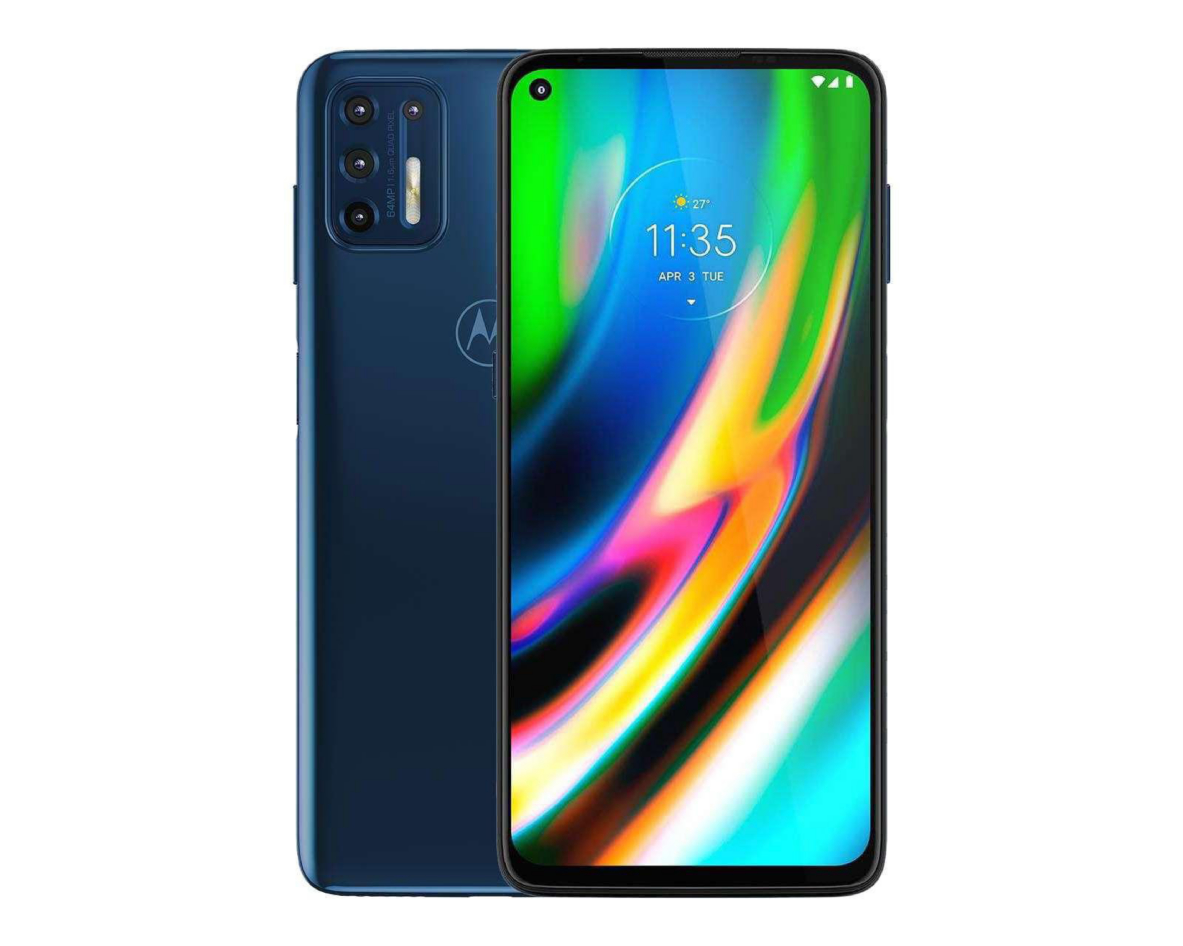 Foto 1 | Movistar Motorola Moto G9 Plus 128 GB Azul