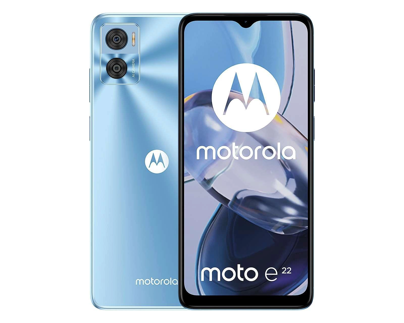 Telcel Motorola Moto E22 32 GB Azul