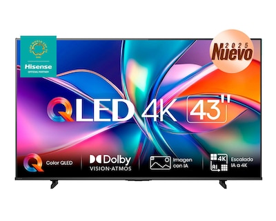 Foto 1 | Pantalla Smart TV Hisense QLED 43 Pulgadas 4K 43QD6QV