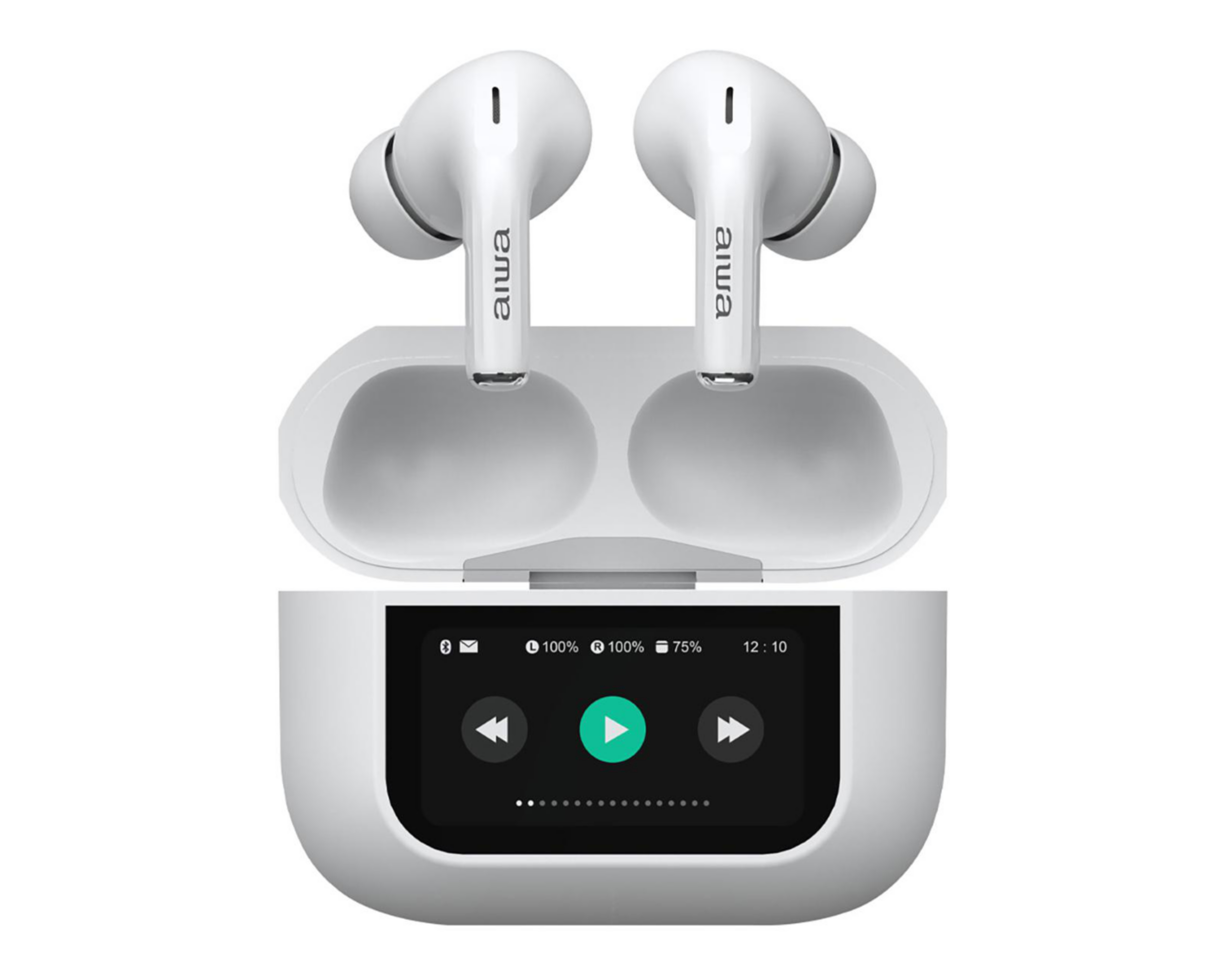 Audífonos True Wireless Aiwa AWTWSG50ANCB con Cancelación de Ruido