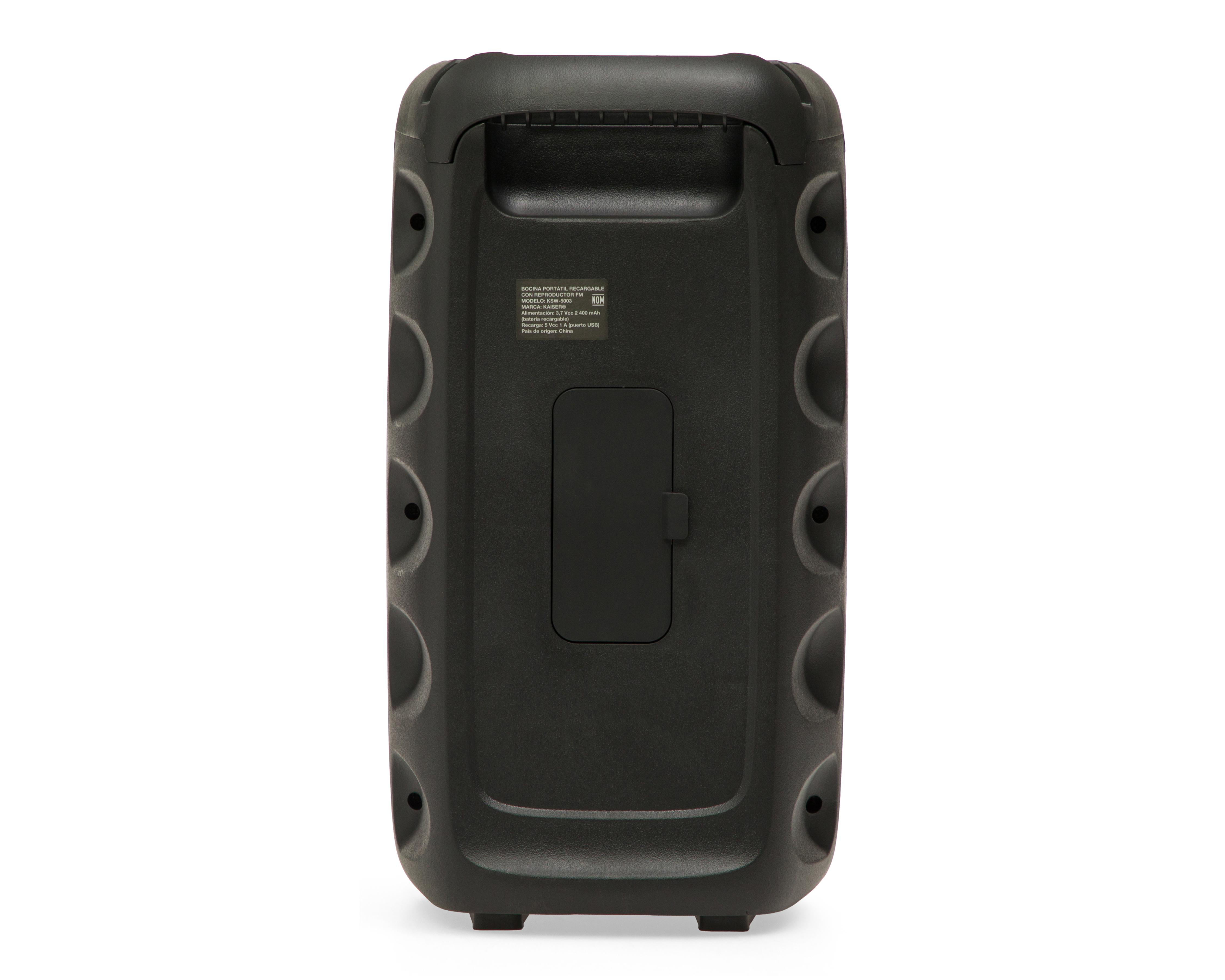 Foto 5 pulgar | Bocina Bluetooth Kaiser KSW-5003 10 W con Luces Led