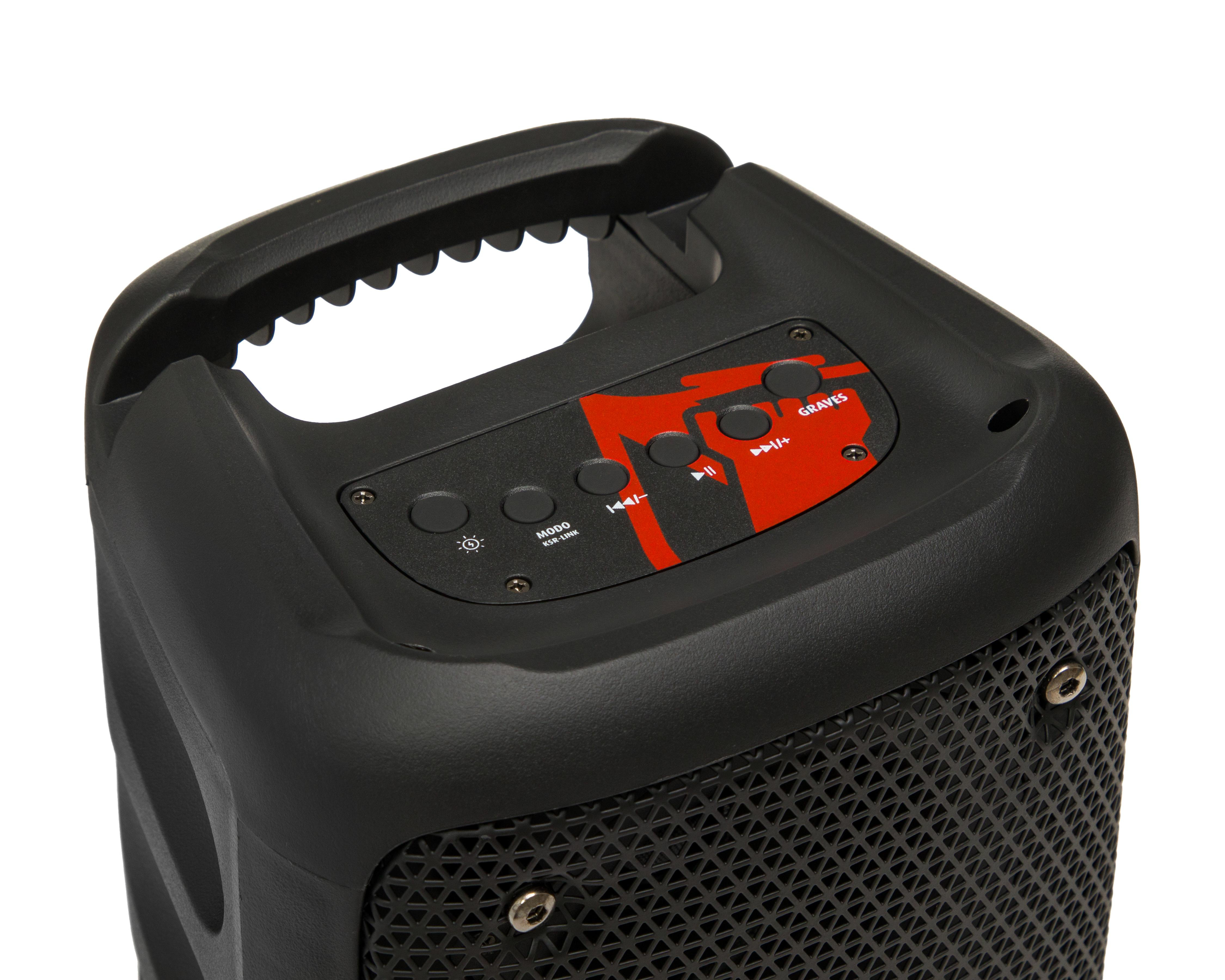 Foto 6 pulgar | Bocina Bluetooth Kaiser KSW-5003 10 W con Luces Led