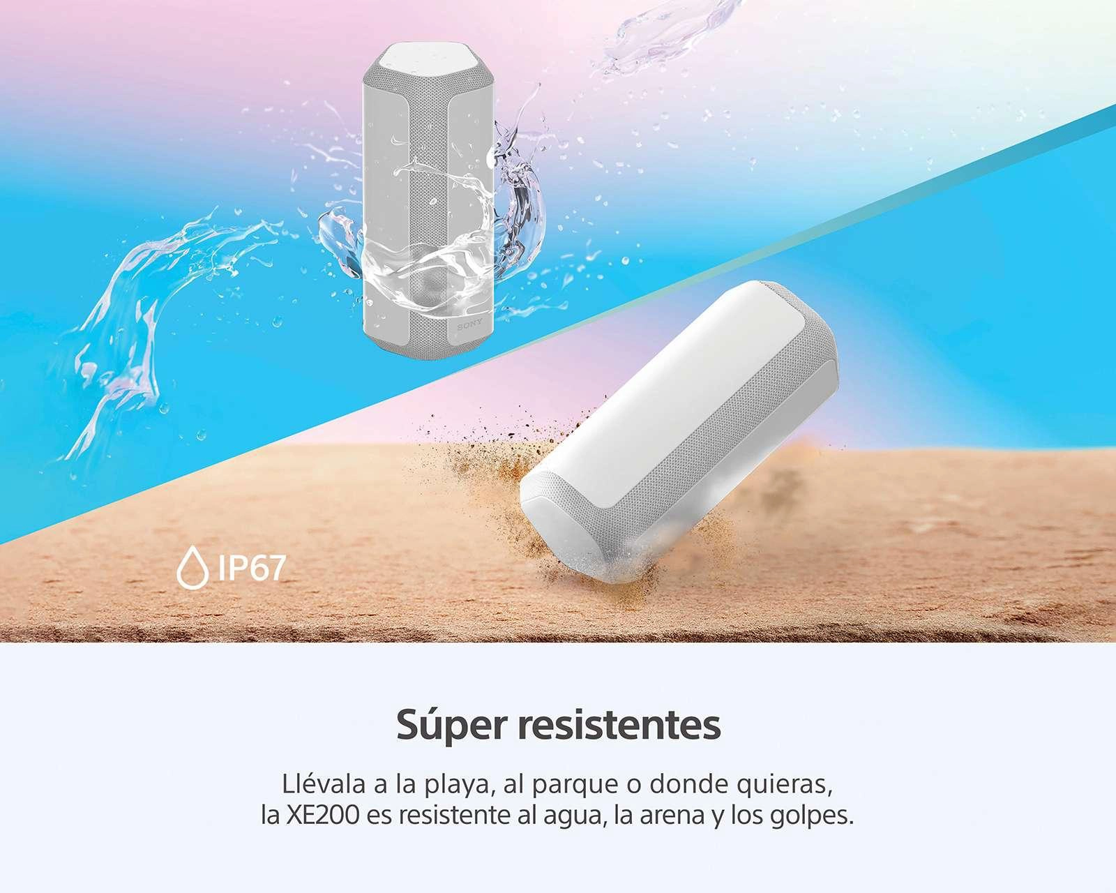 Foto 5 pulgar | Bocina Bluetooth Portátil Sony SRS-XE200BCLA Resistente al Agua