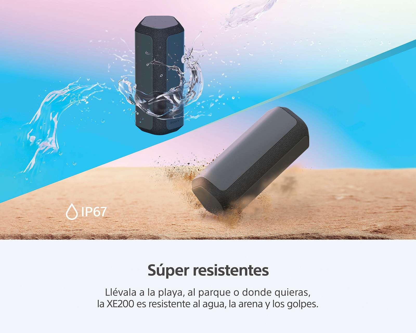 Foto 5 pulgar | Bocina Bluetooth Portátil Sony SRS-XE200B Resistente al Agua