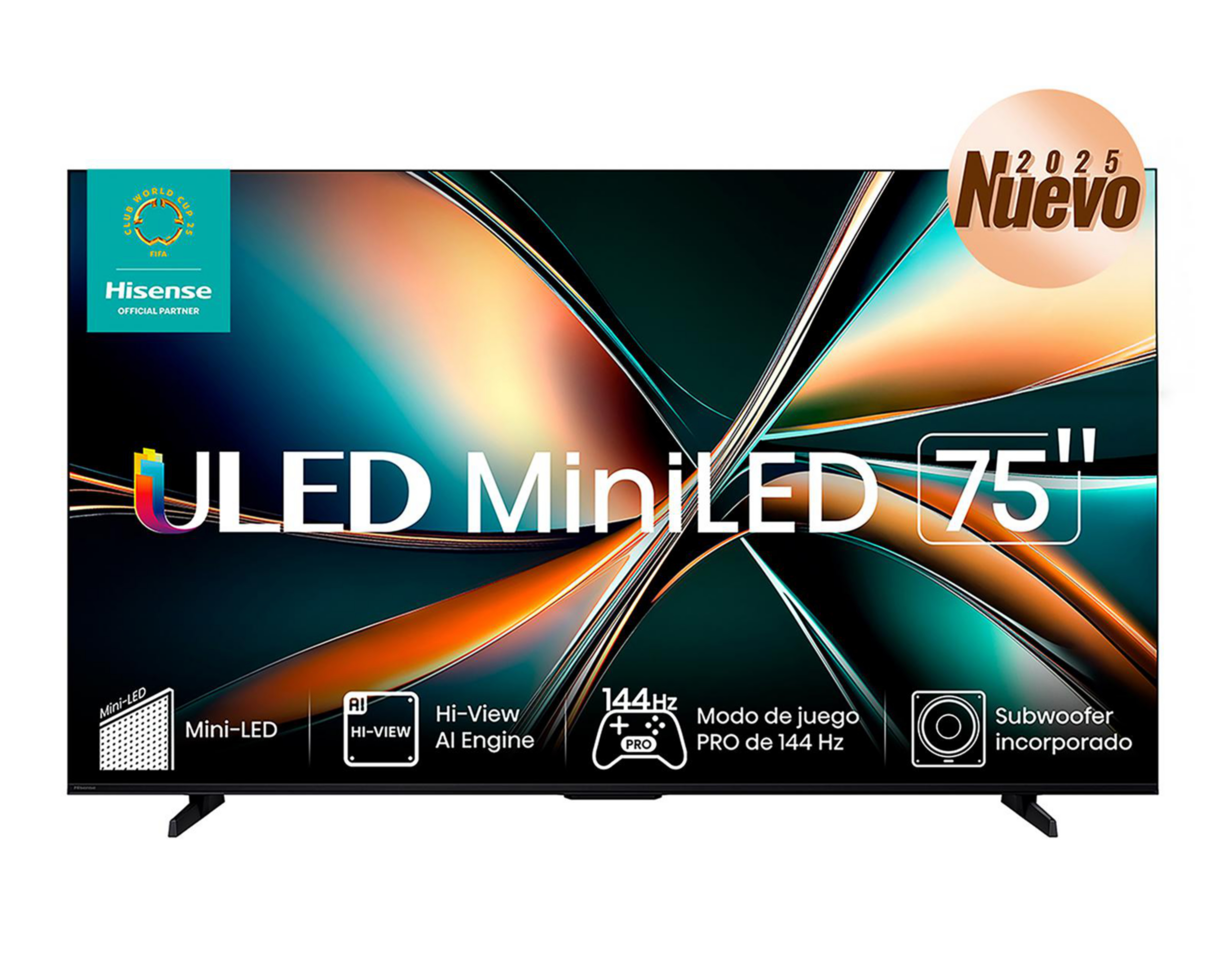 Foto 1 | Pantalla Smart TV Hisense ULED MiniLED 75 pulgadas 4K 75U7QG