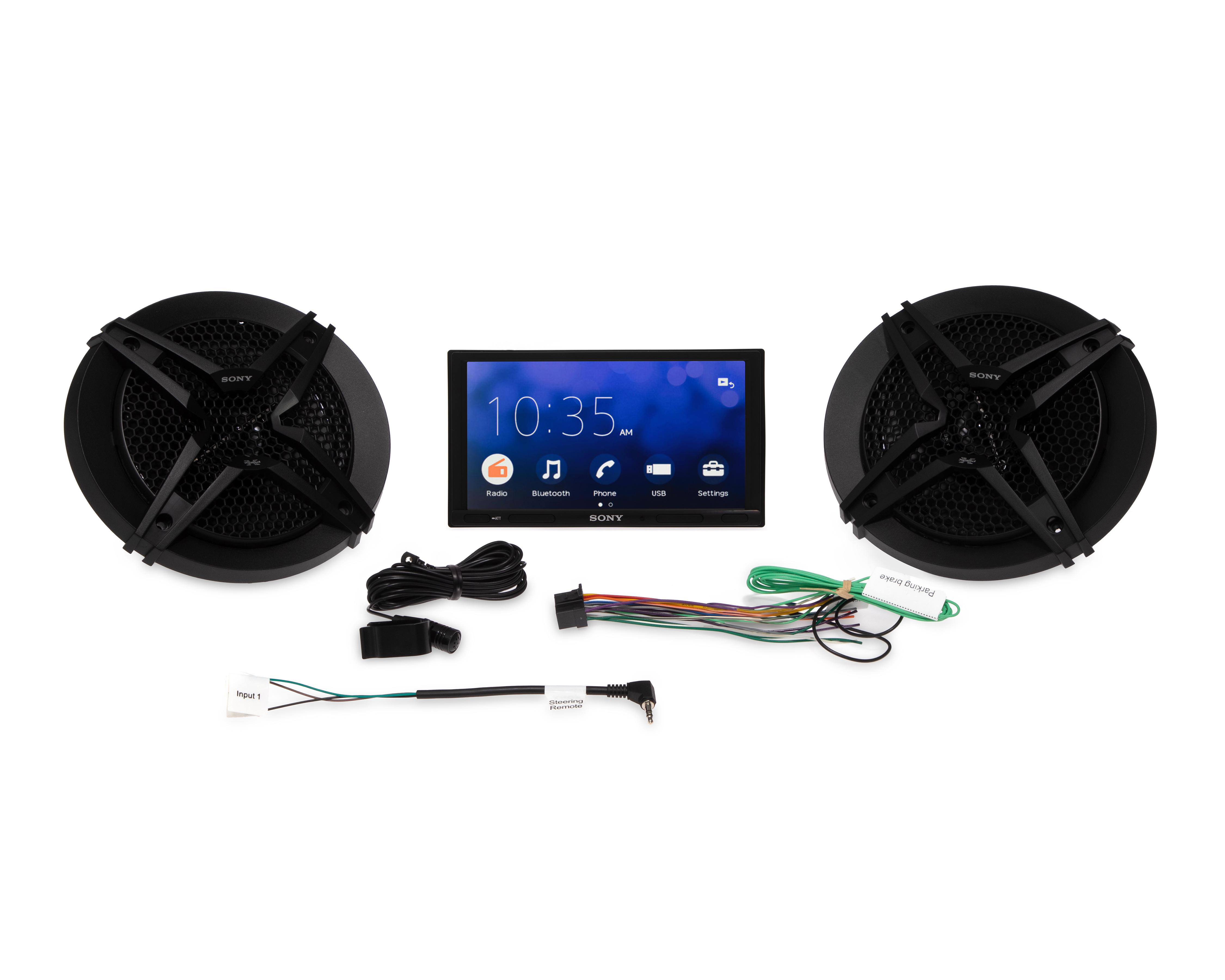 Foto 1 | Autoestéreo Sony KIT XAV-1600 Bluetooth de 6.75 Pulgadas con Bocinas
