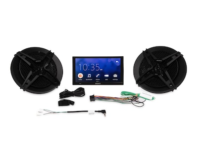 Foto 1 | Autoestéreo Sony KIT XAV-1600 Bluetooth de 6.75 Pulgadas con Bocinas