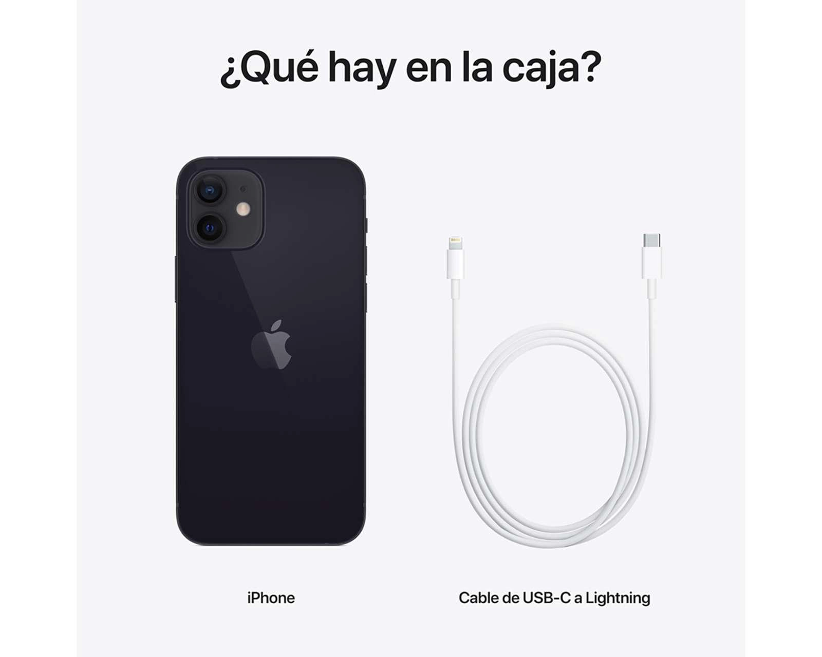 Foto 7 pulgar | Telcel Apple iPhone 12 128 GB Black