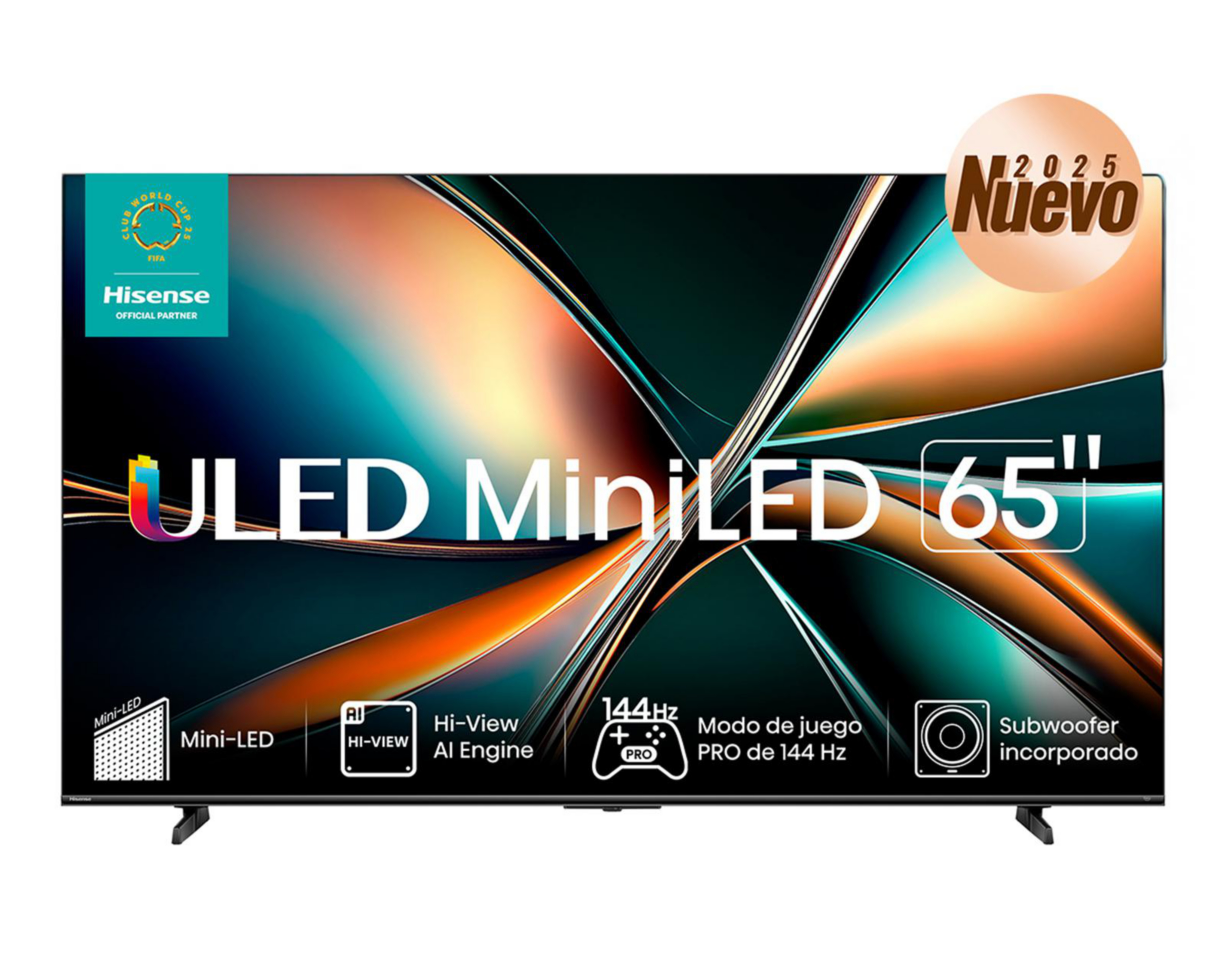 Foto 1 | Pantalla Smart TV Hisense Uled Quantum Dot 65 Pulgadas 4K 65U7QG
