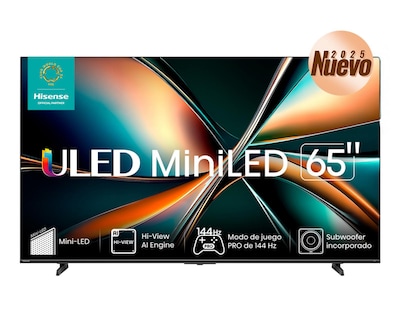 Foto 1 | Pantalla Smart TV Hisense Uled Quantum Dot 65 Pulgadas 4K 65U7QG