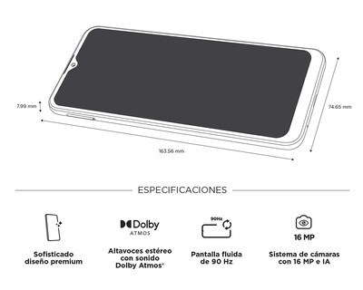 Foto 8 | Celular Motorola Liberado Moto E22 32 GB Azul