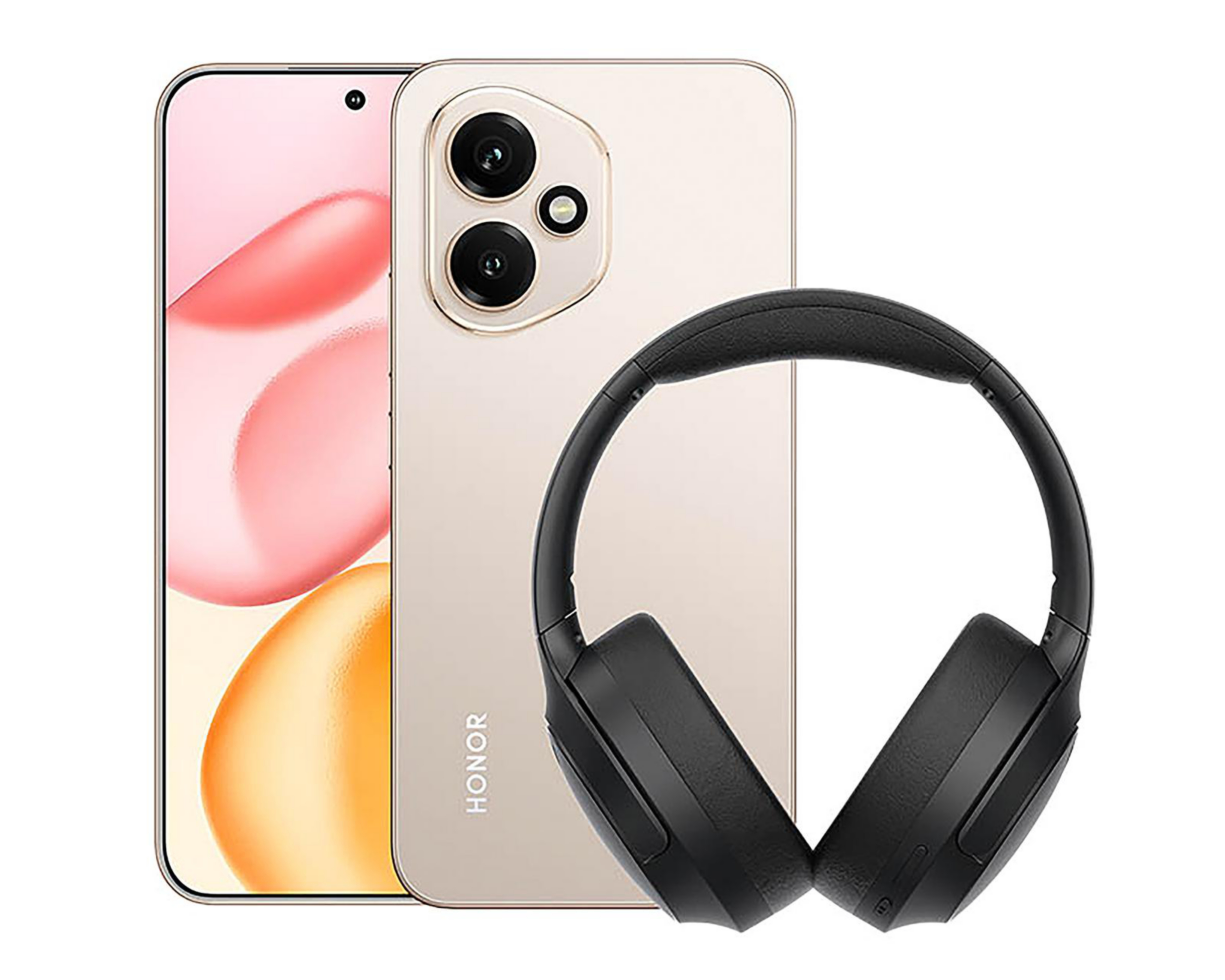Foto 1 | Celular Honor 400 Liberado 512 GB Dorado + Audífonos