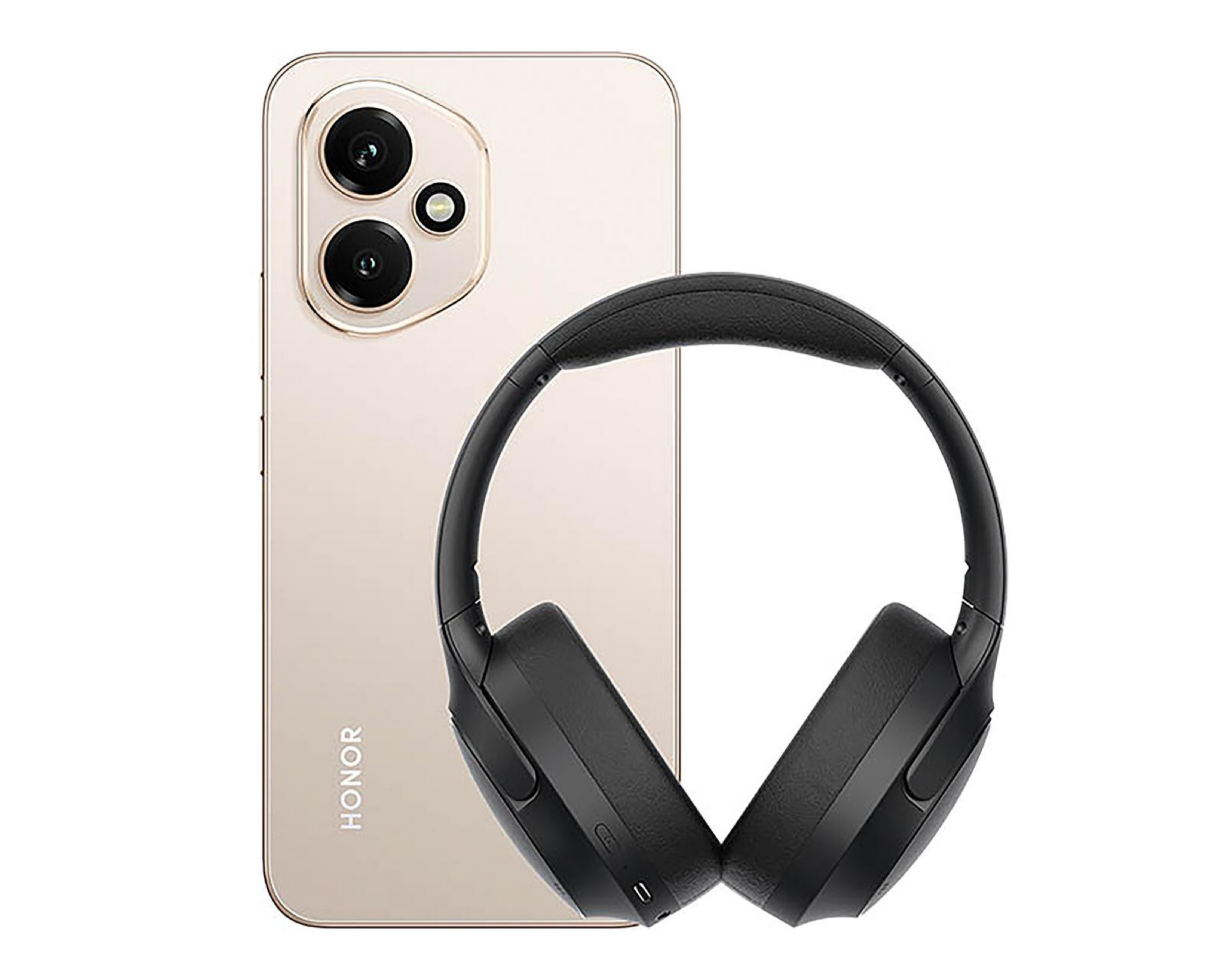 Foto 2 | Celular Honor 400 Liberado 512 GB Dorado + Audífonos