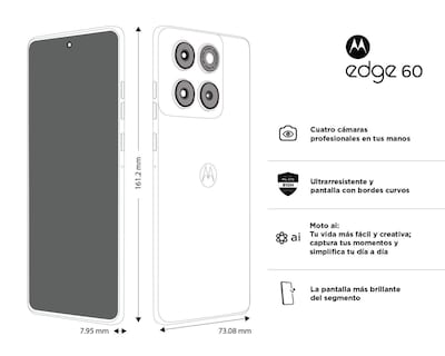 Foto 7 | Telcel Motorola Edge 60 512 GB Verde