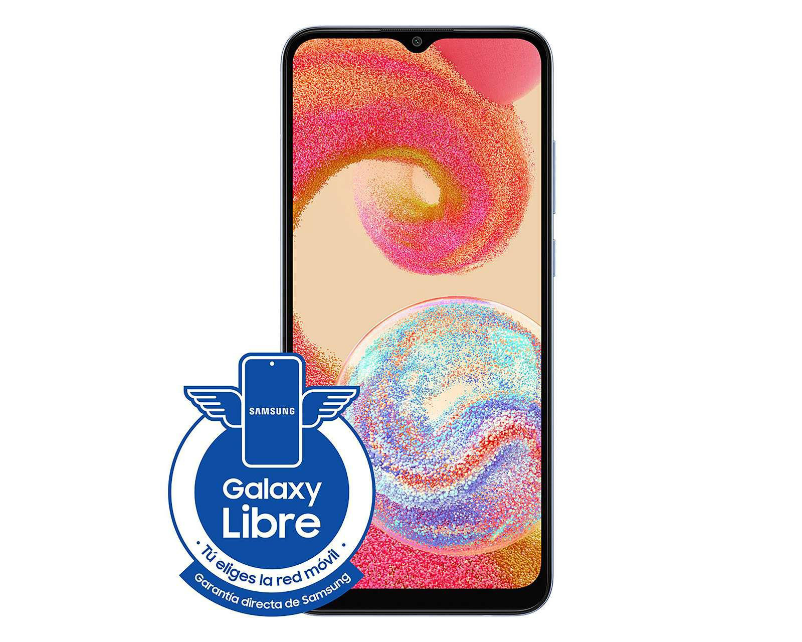 Foto 4 pulgar | Celular Samsung Desbloqueado Galaxy A04E 64 G Azul