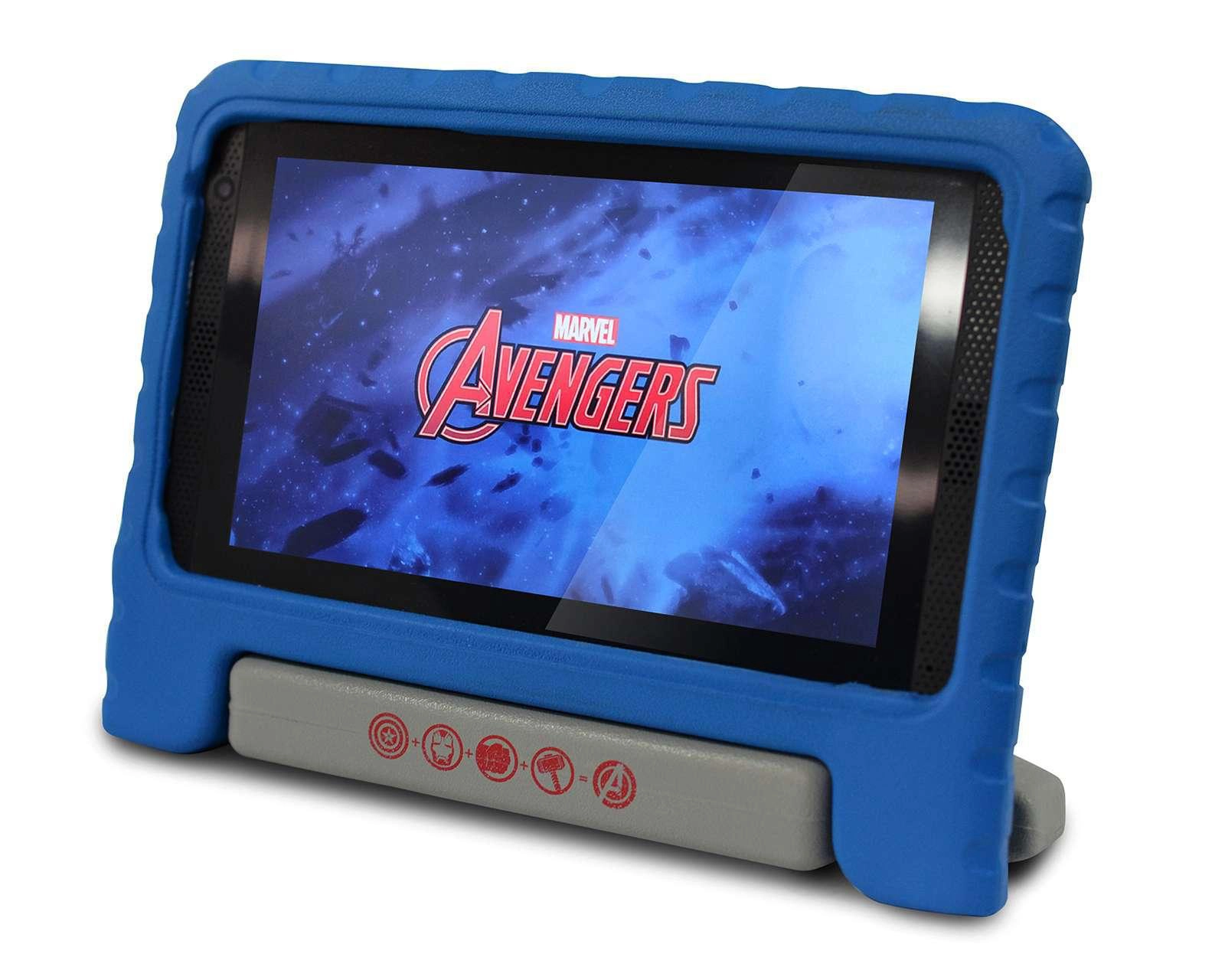 Foto 2 pulgar | Tablet Kempler & Strauss Avengers 7" 16 GB Wifi Android 2 GB RAM Plateada + Funda Protectora