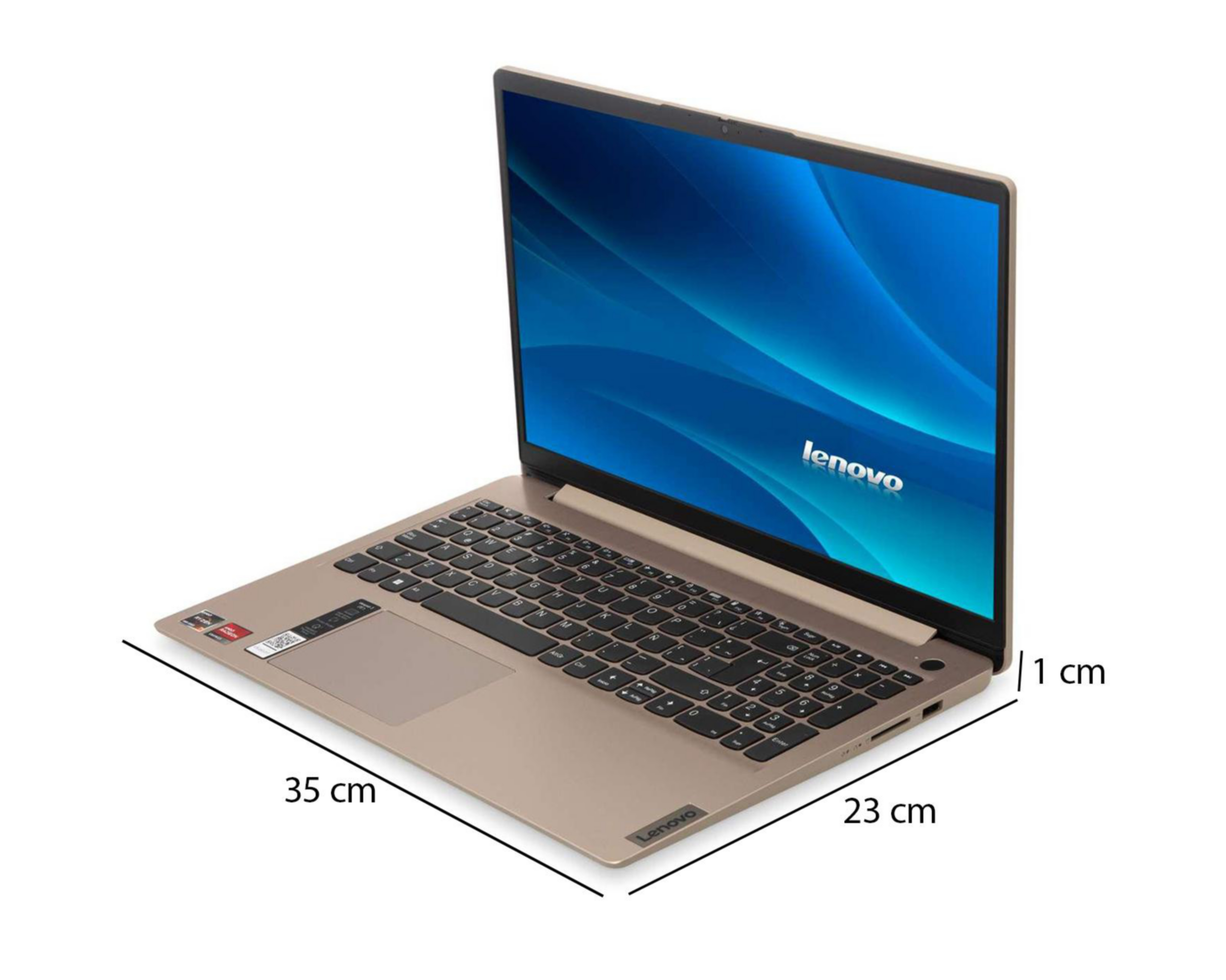 Foto 8 pulgar | Laptop Lenovo IP 3 15ALC6 R7 15.6" Windows 11 Home AMD Ryzen 7 16 GB RAM de 512 GB Dorada
