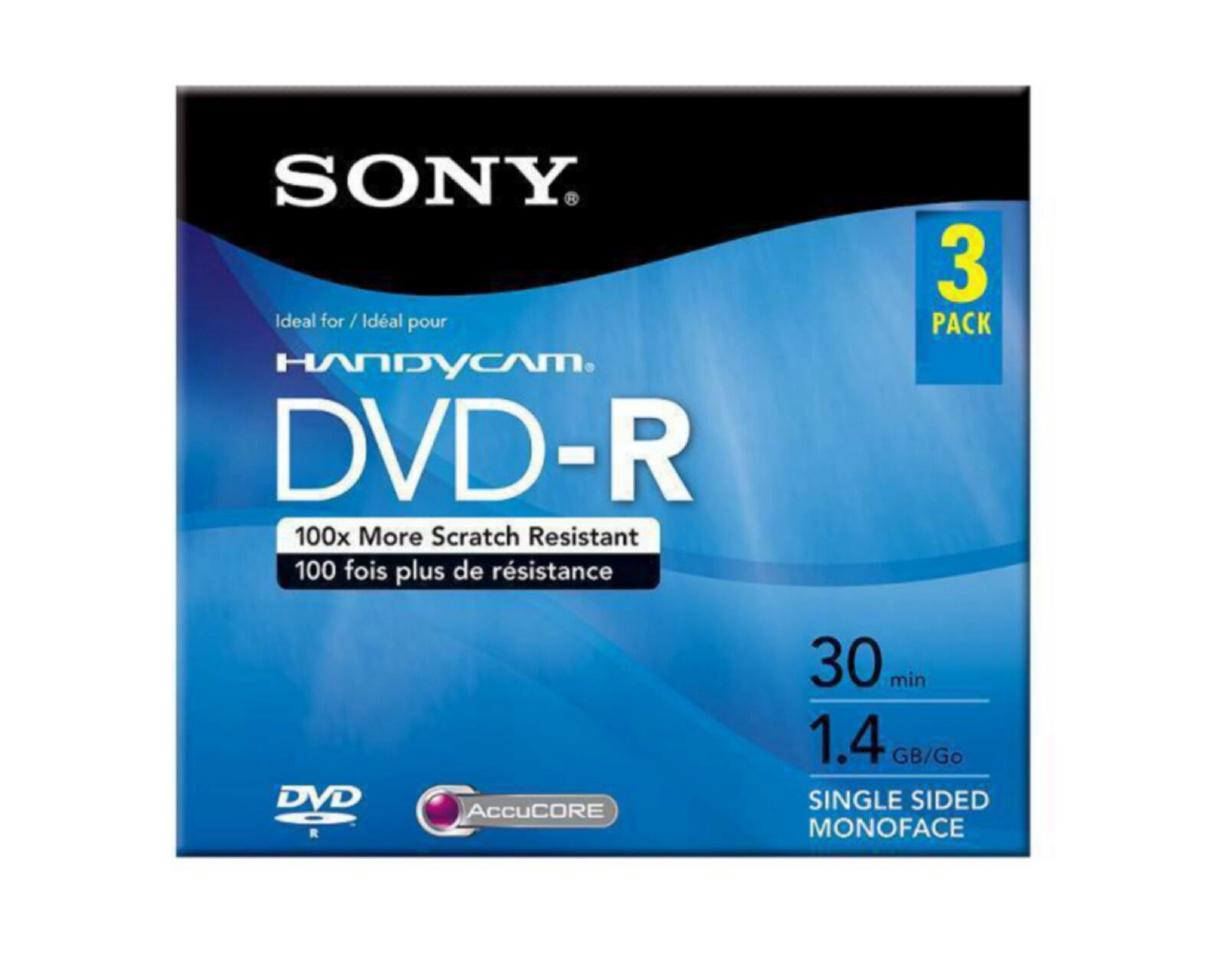 Foto 2 pulgar | Paquete Mini DVD-R Sony 3DMR30R1H/XMX 1.4GB